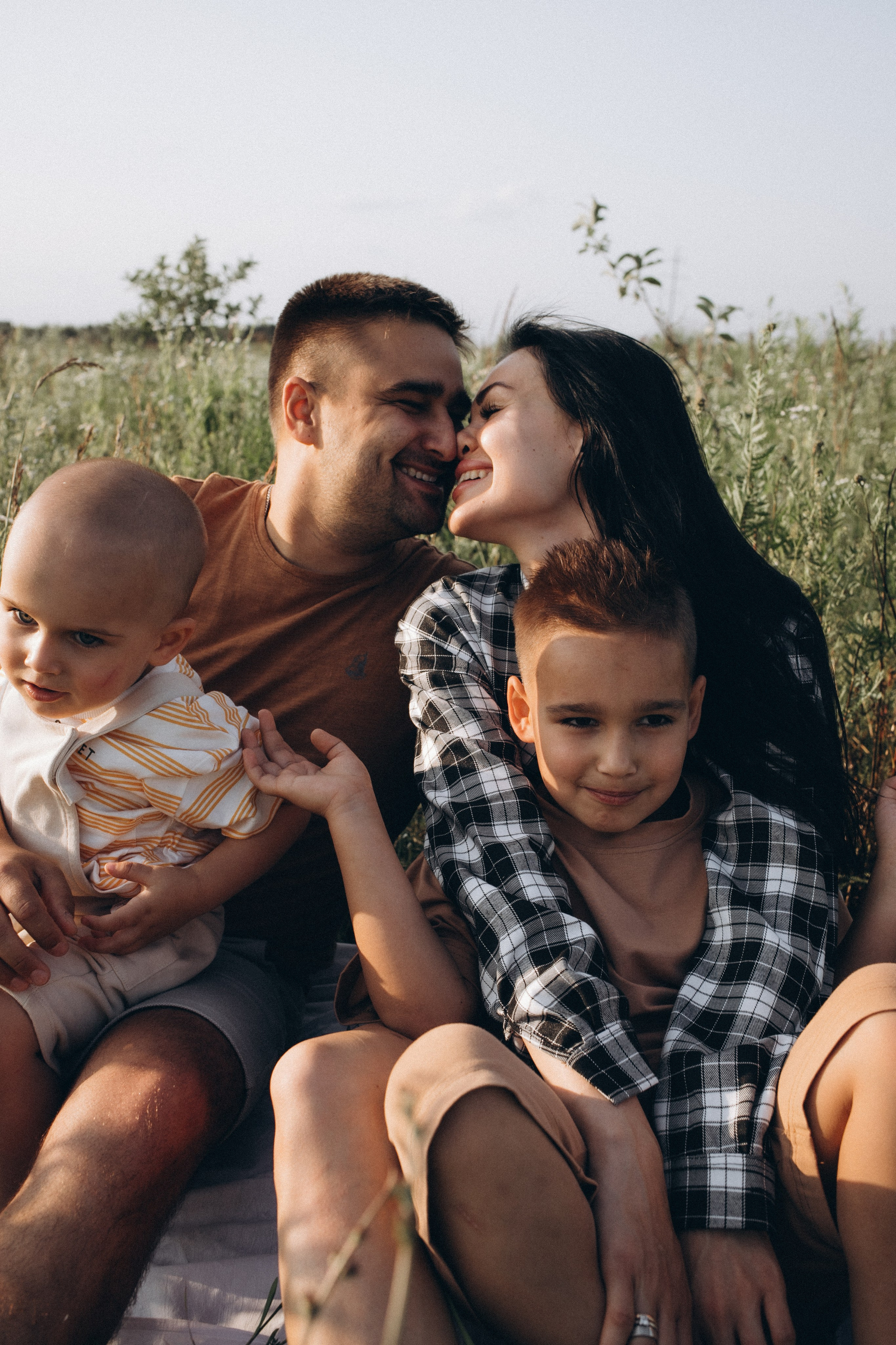 Саша, Женя, Никита и Саша. Семейный и свадебный фотограф Анна Кожокарь