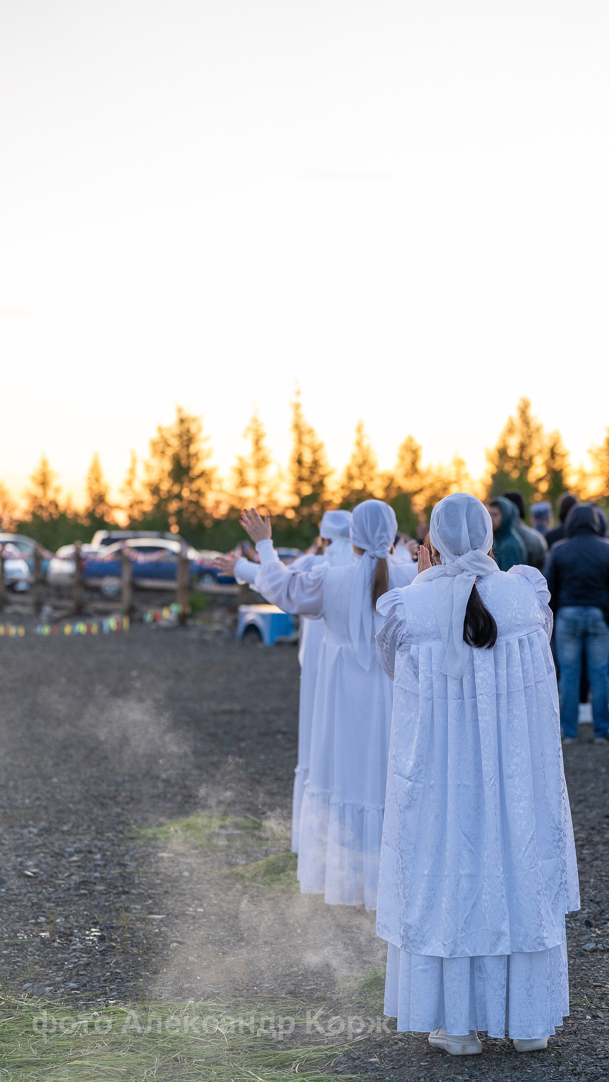 Празднование Ысыах! Восход солнца. Фотографии и видеосъемка, Айхал, Удачный, Якутия. Фотографии Айхал