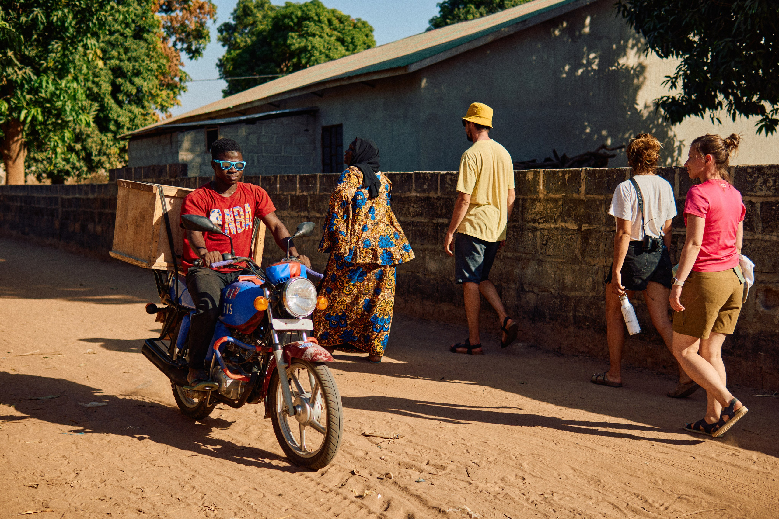 Gambia River. See the moment and catche. commercial and reportage
