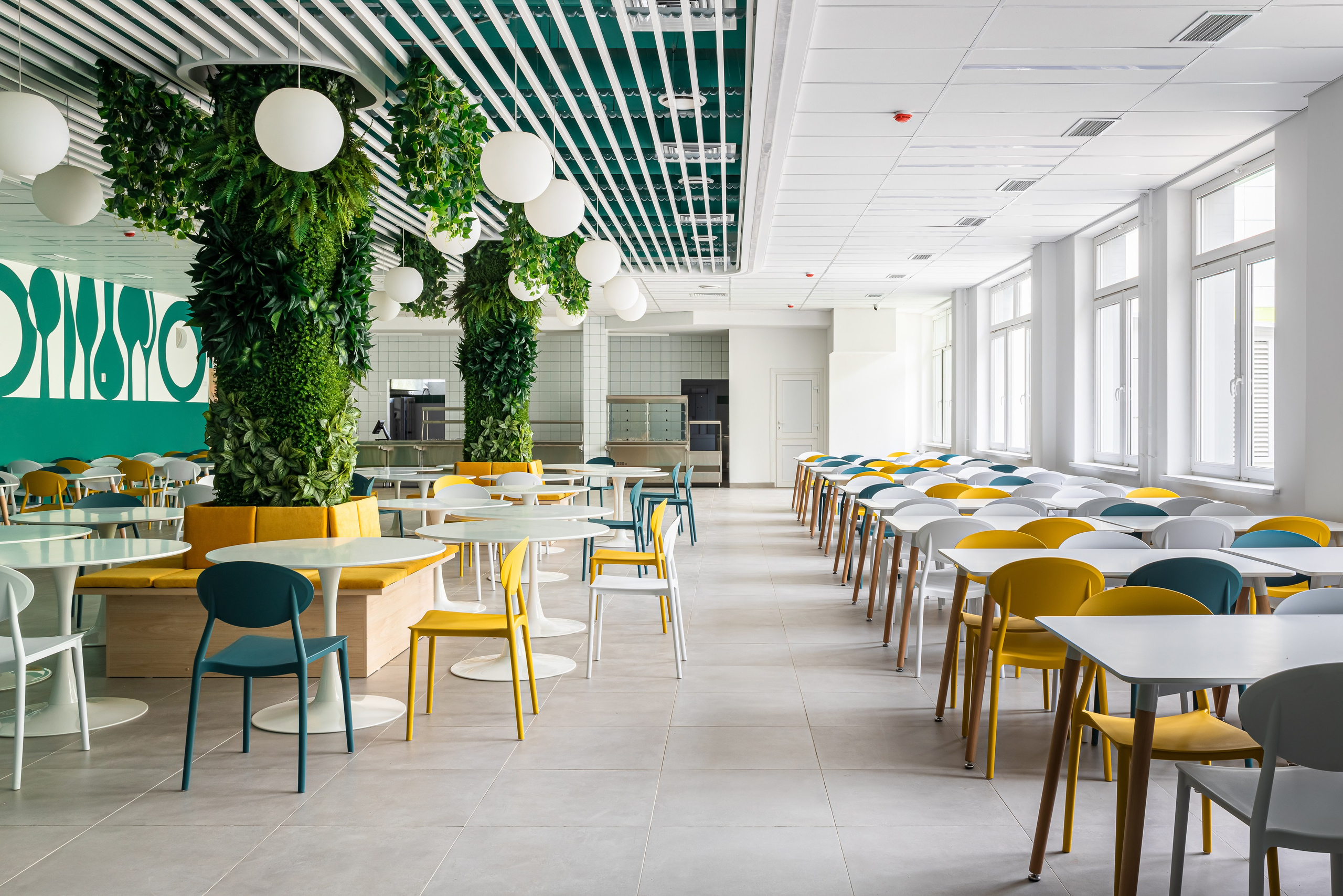 «Умная» школа № 74, г. Киров. Дизайнер Алина Вейнкрот. Иван Благушин. Интерьерный и архитектурный фотограф в Москве и Санкт-Петербурге