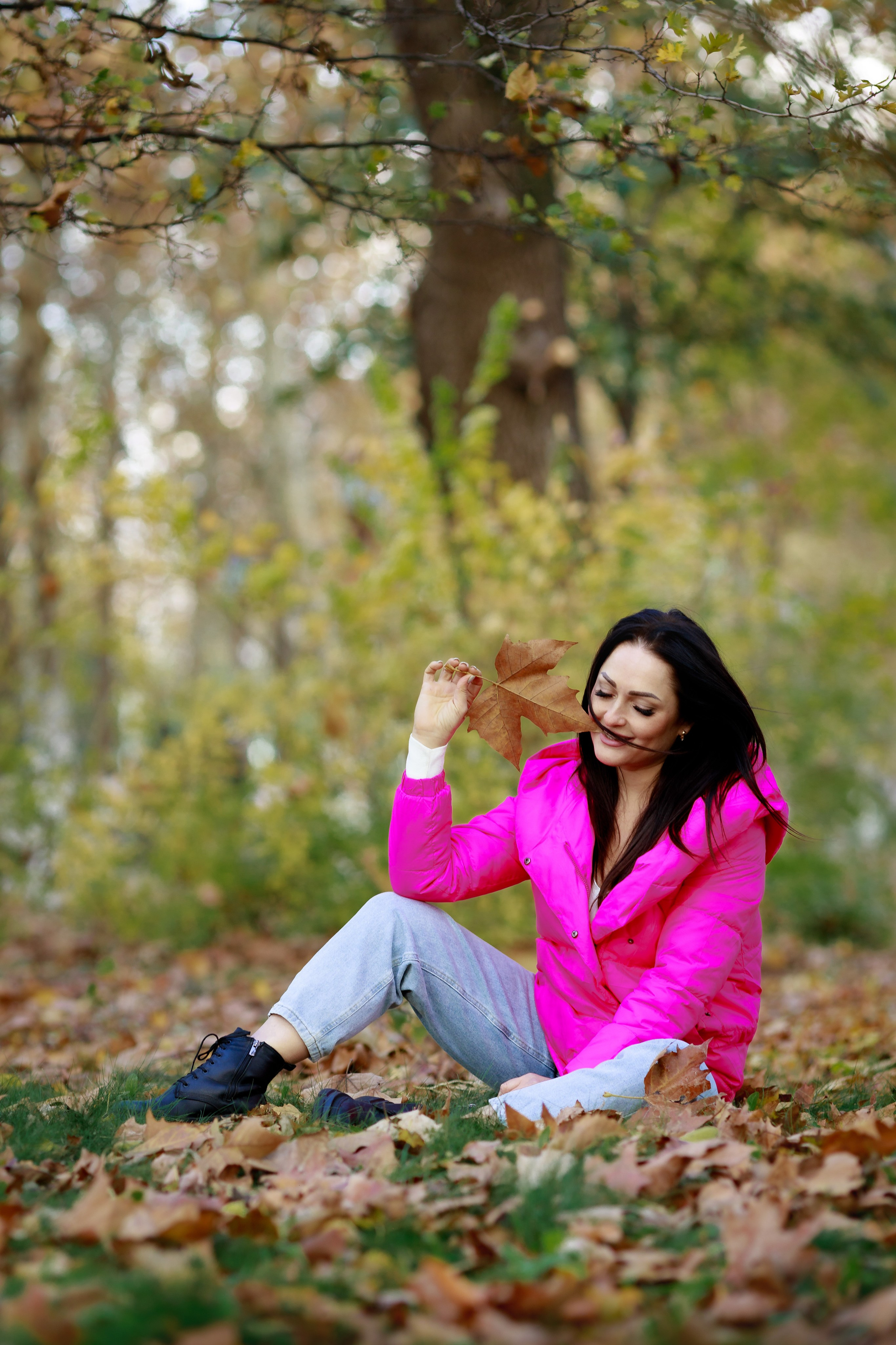 Осень. Профессиональный фотограф и видеооператор