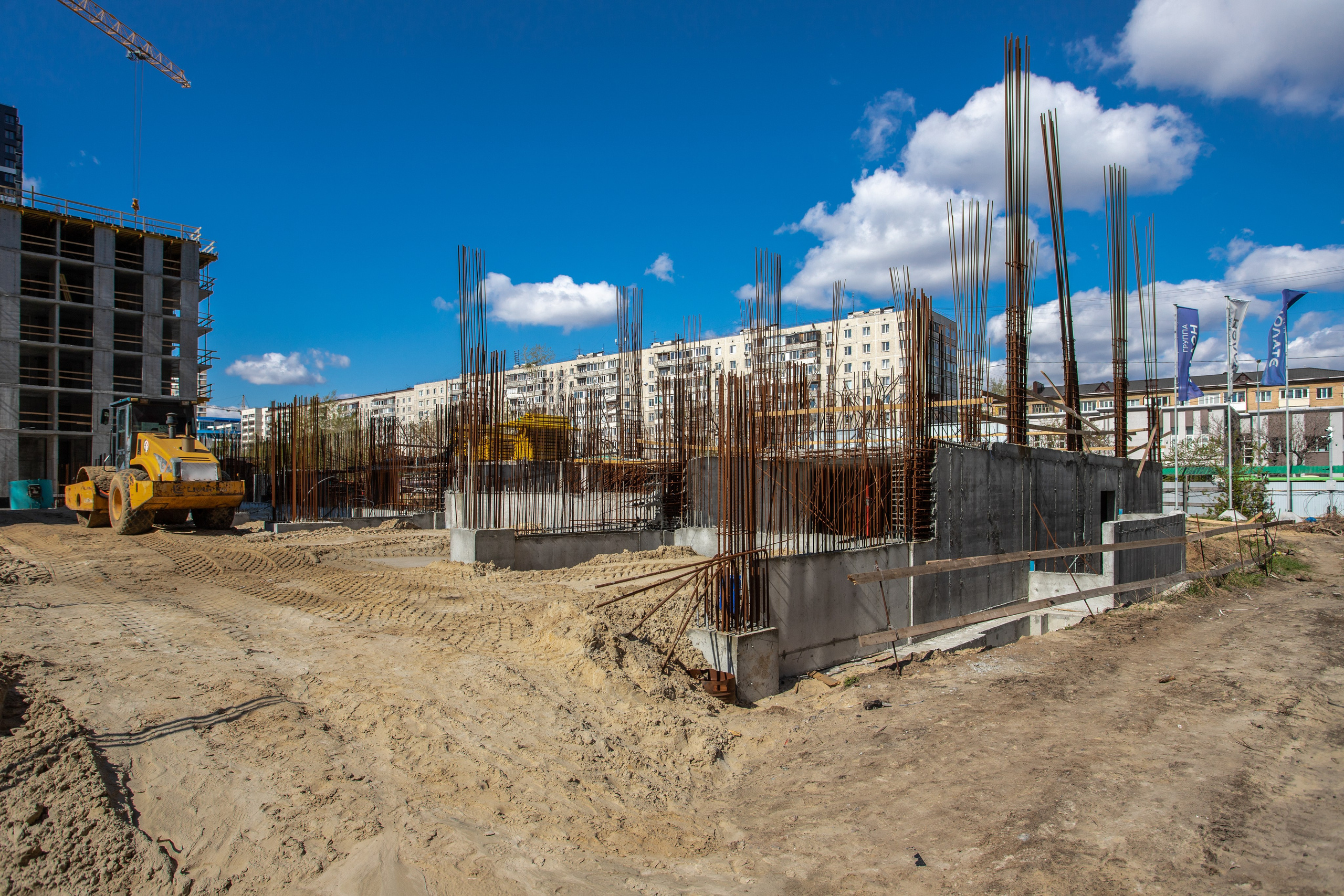 Динамика строительства. Фотограф Тюмень Александр Долгих