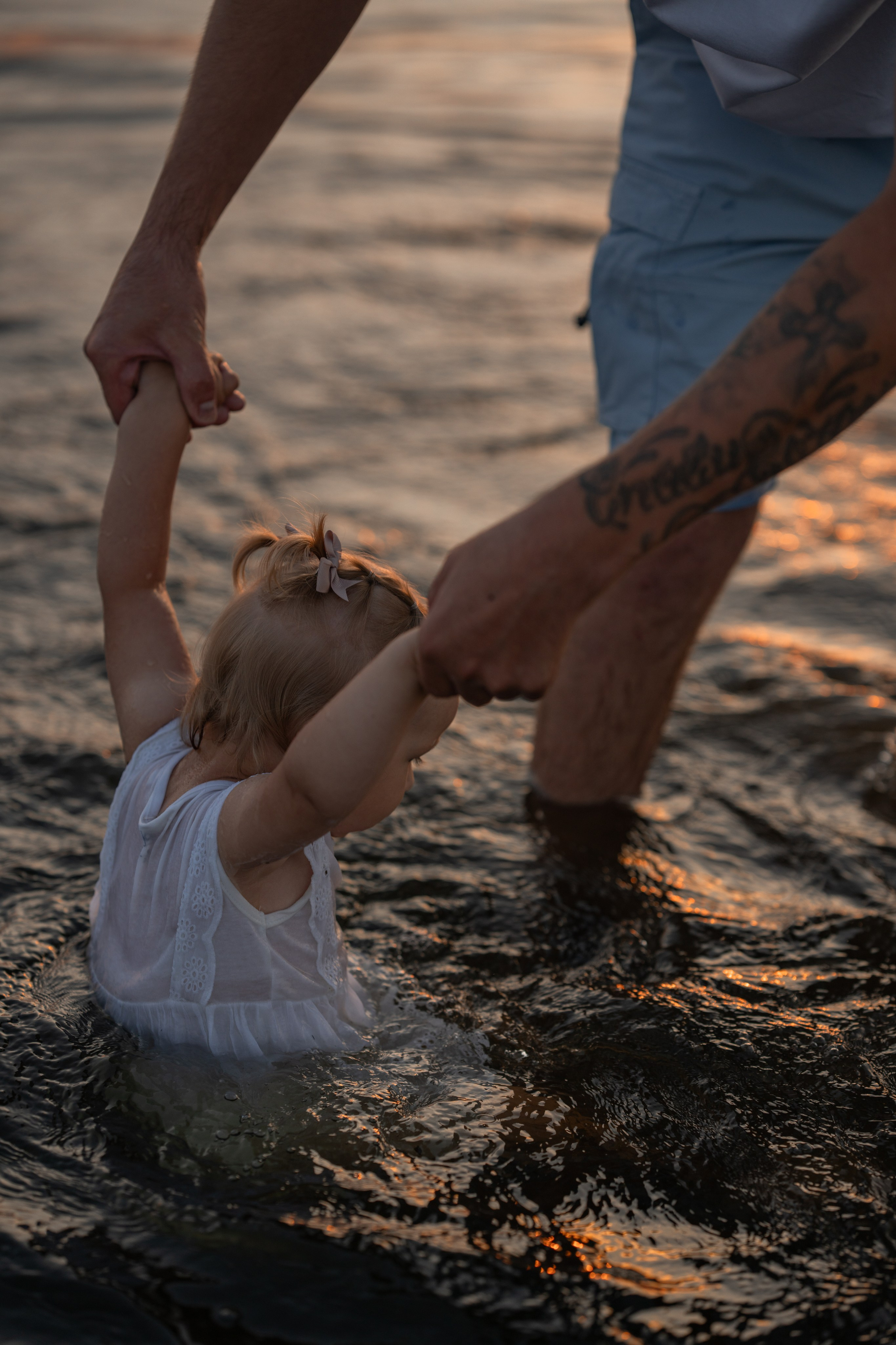 Семья Елизаветы на закате. Семейный и портретный фотограф в Санкт-Петербурге Татьяна Гримоть