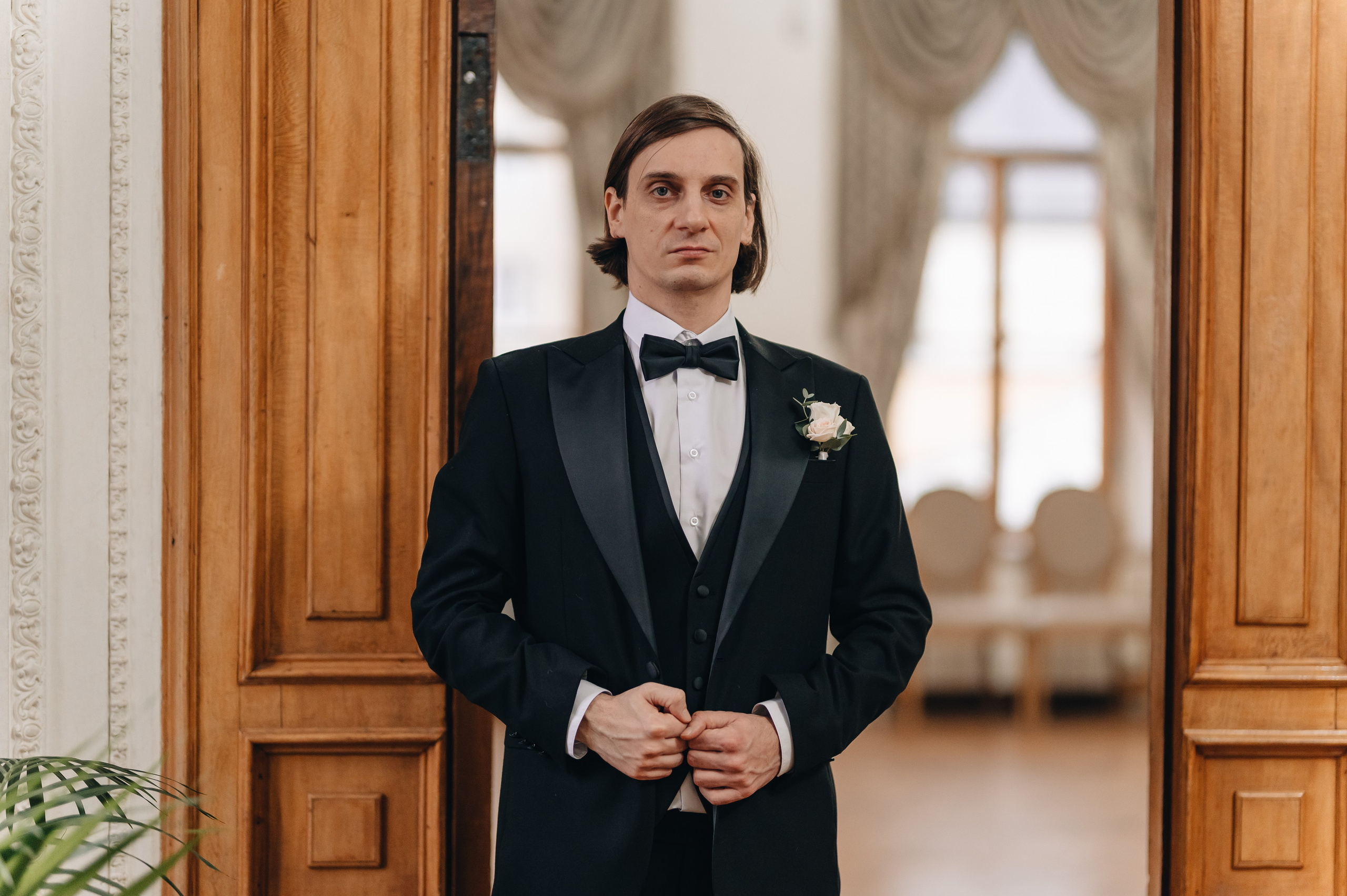 Свадебная фотосессия в библиотеке им. Пушкина. Портретный фотограф Москва Светлана Кашура