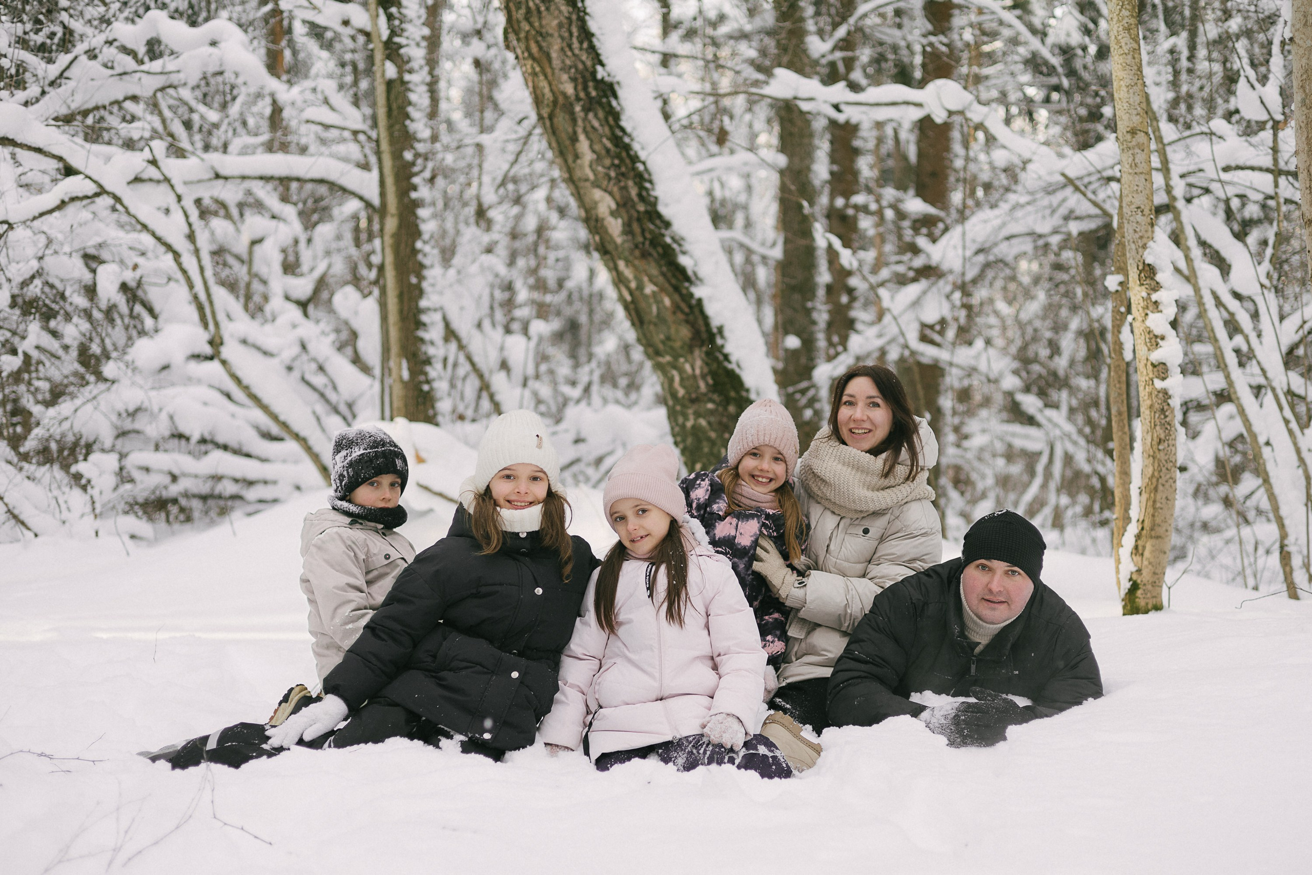 Теплые эмоции Холодной зимы. Семейный фотограф в Москве Анастасия Марти