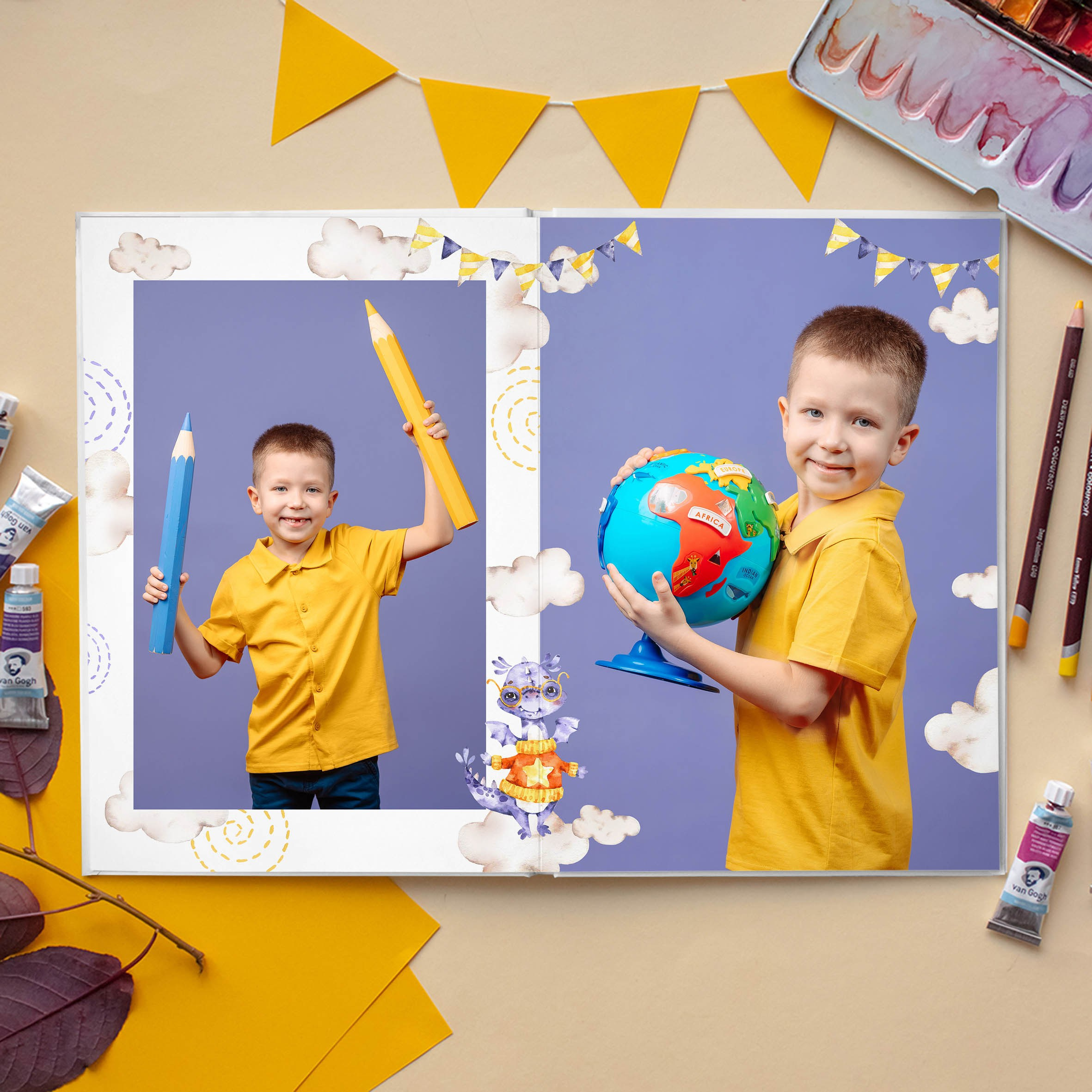 Выпускной альбом «Дайте 5» для детского сада. REPEYBOOK | Выпускные альбомы для детского сада и класса