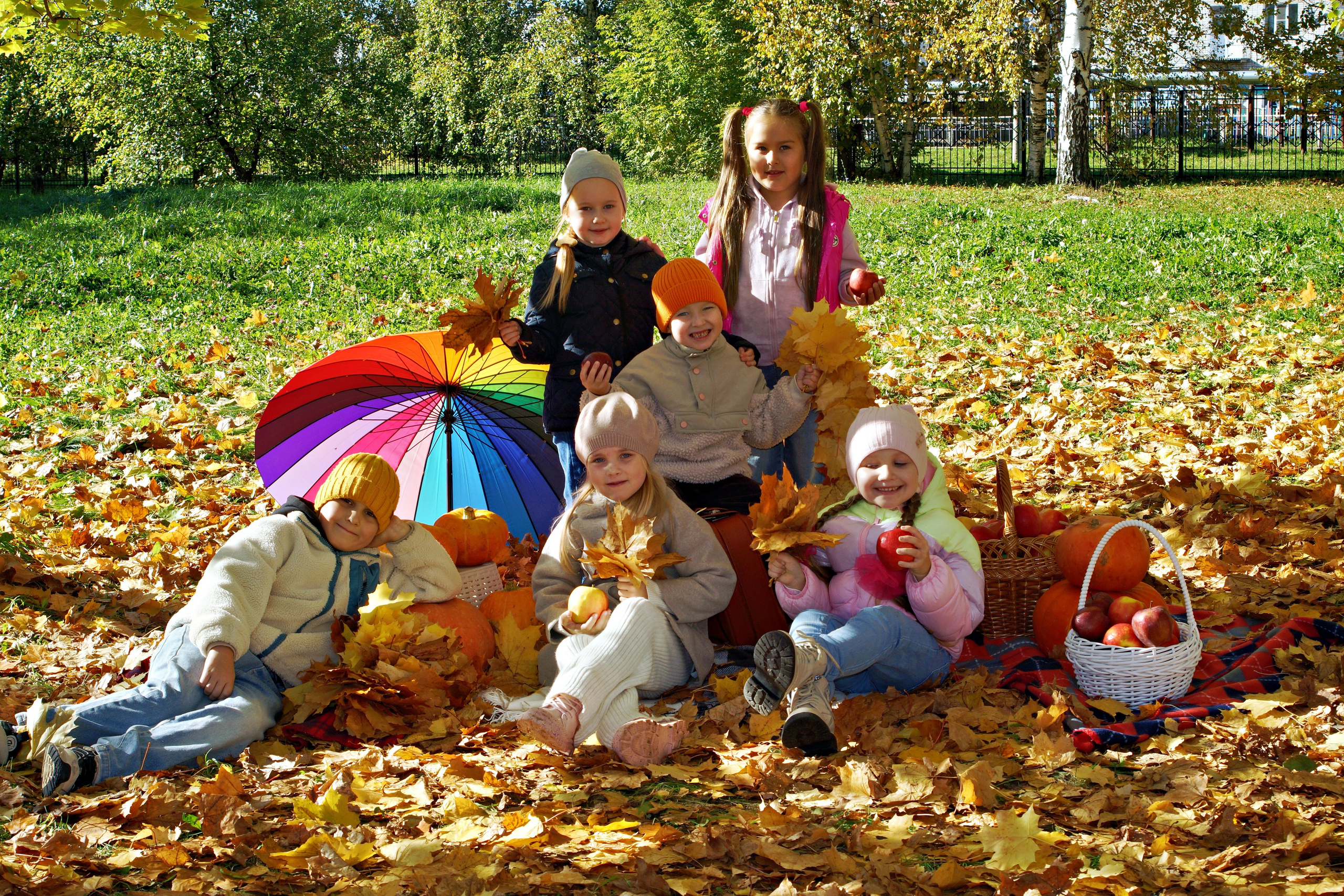 Осенняя фотосессия в детском саду г. Йошкар-Ола