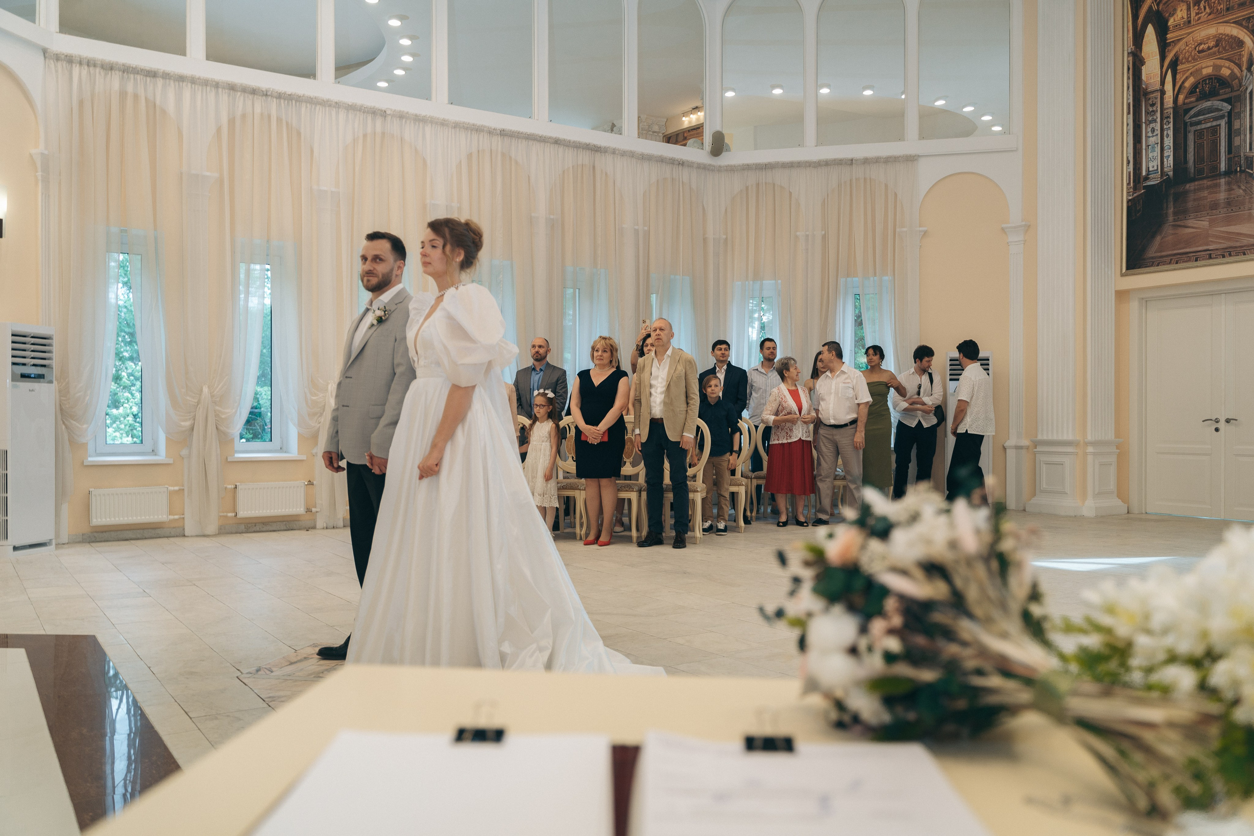 В ЗАГСе Выборгского района Санкт-Петербурга. Professional photoartist in St. Petersburg (wedding, reportage, portrait, model book, love story) Alexander Shvedov