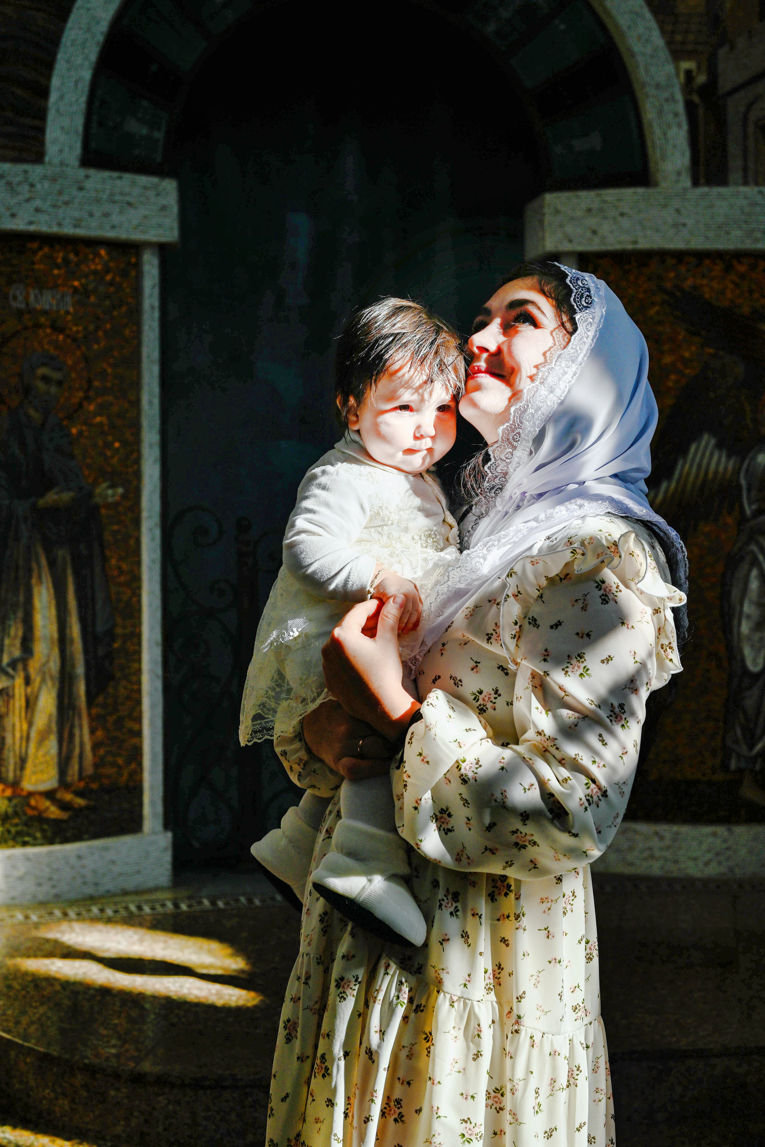 Крещение Вероники. Семейный и детский фотограф Москва