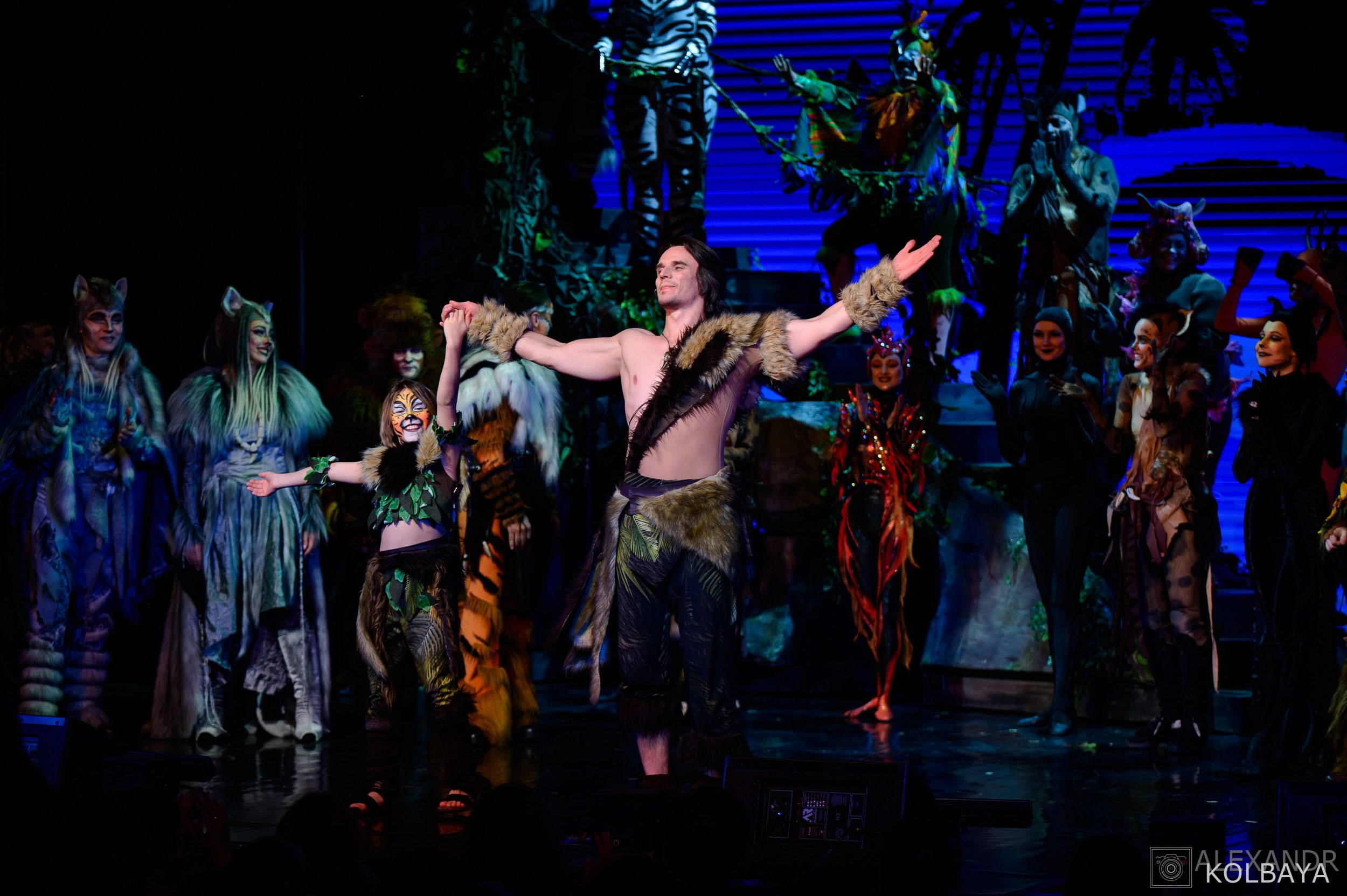 Мюзикл «Маугли». Концертный и театральный репортажный фотограф в Москве Александр Колбая