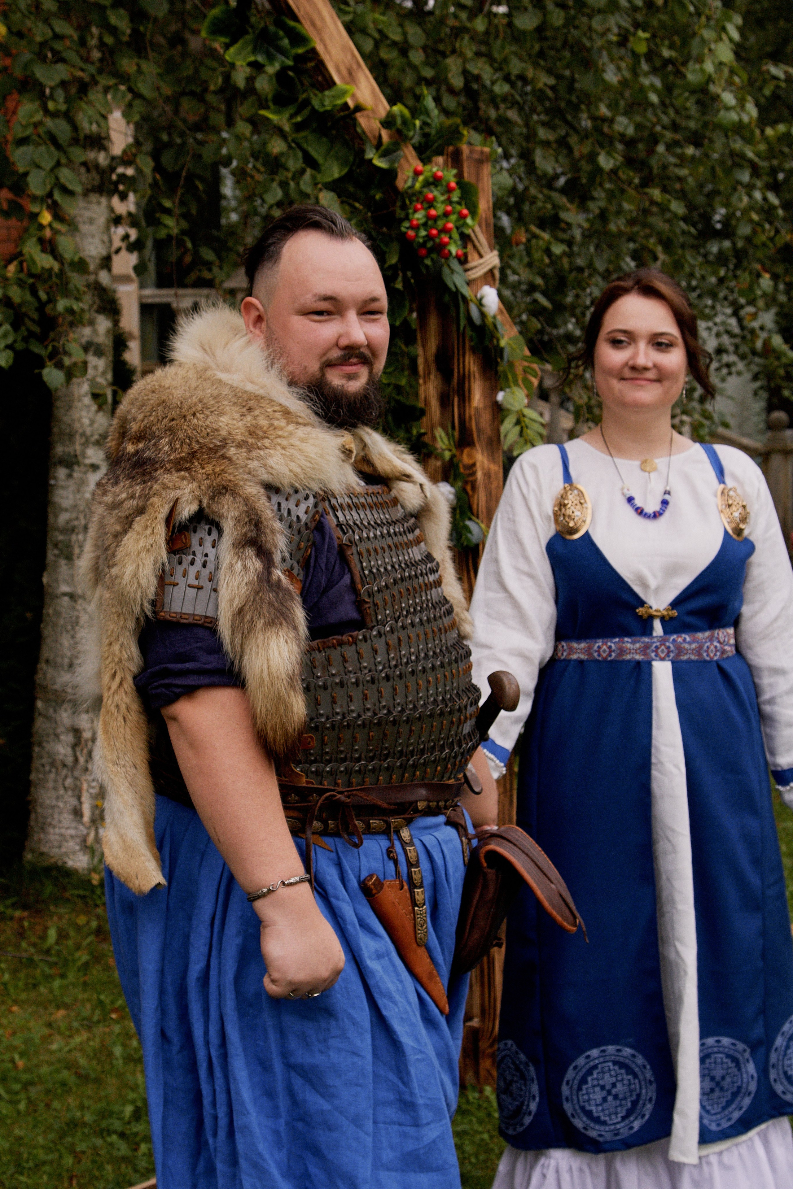 Юлия и Антон. Выездная роспись в стиле викингов. Фотограф лавстори Москва/МО Приятелева Ангелина