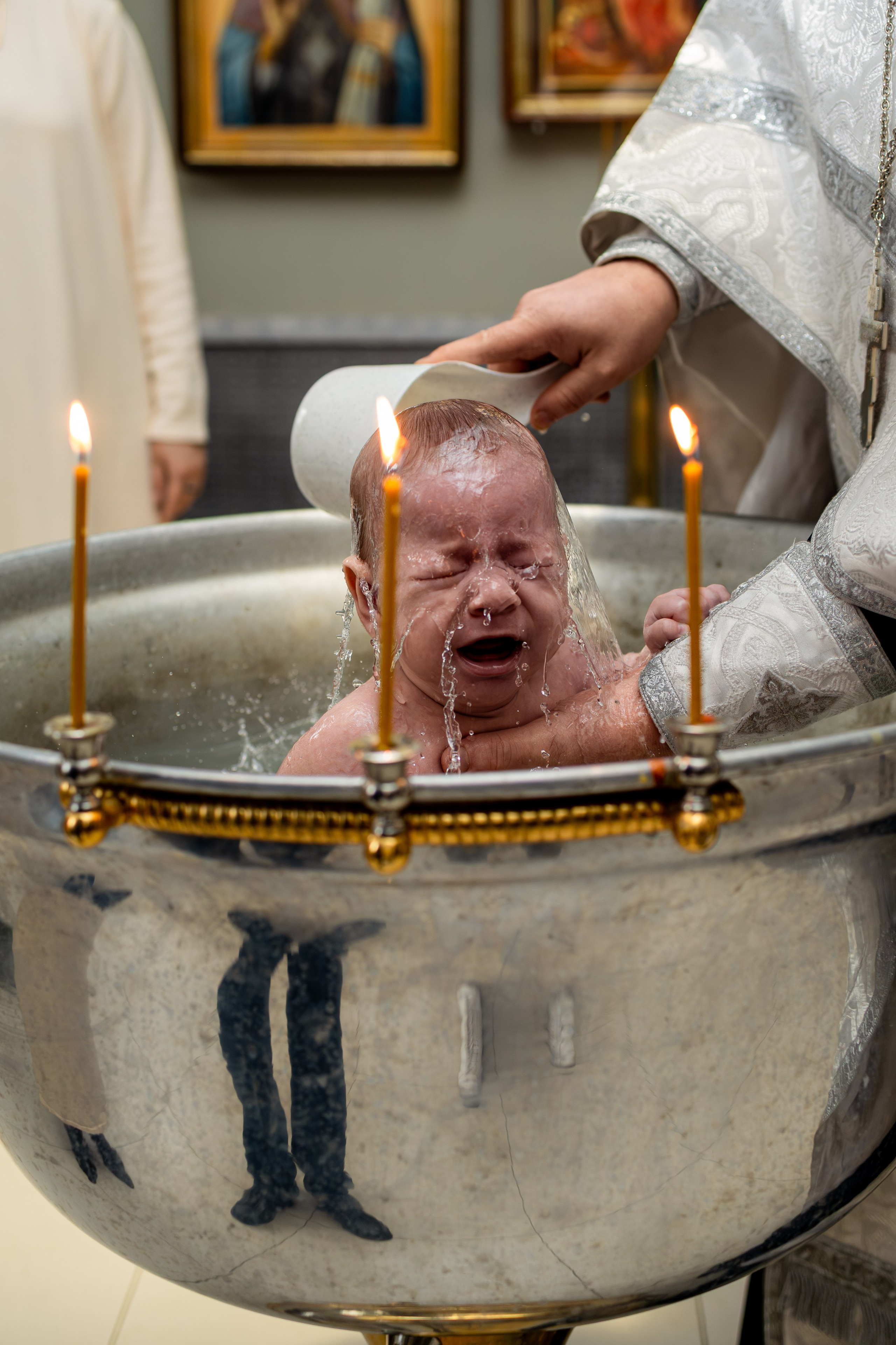 Крещение. Фотограф Виктория Кравец