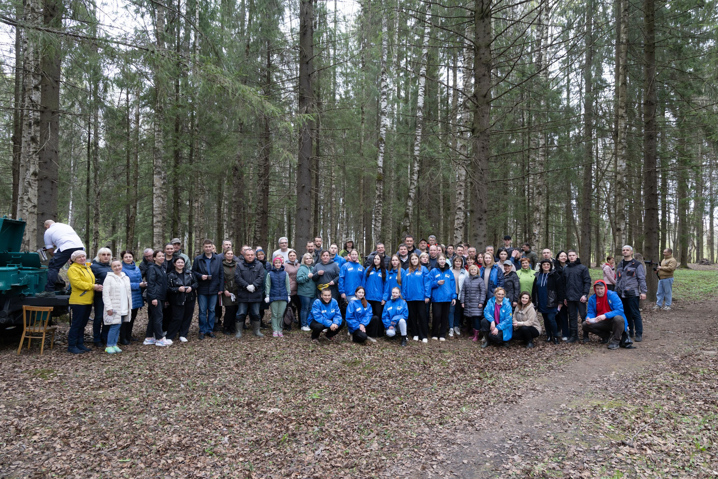 Общее фото на субботнике