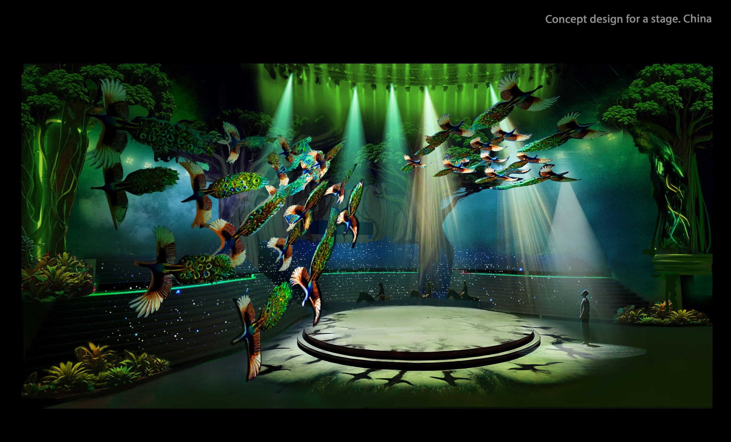 STAGE CONCEPTS. Munina Dina. Set design portfolio