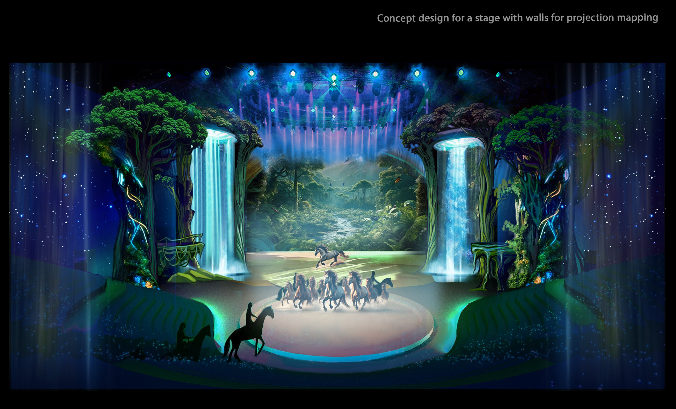 STAGE DESIGN. Munina Dina. Set design portfolio