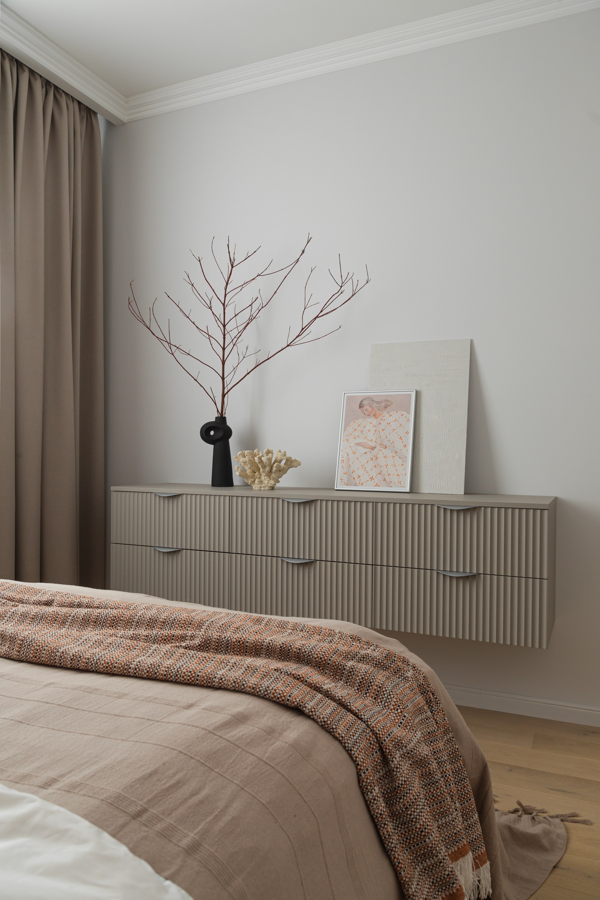 Квартира «Тихая роскошь». Дизайнер Анна Евдокимова. Москва. Фотограф Анна Жовнер