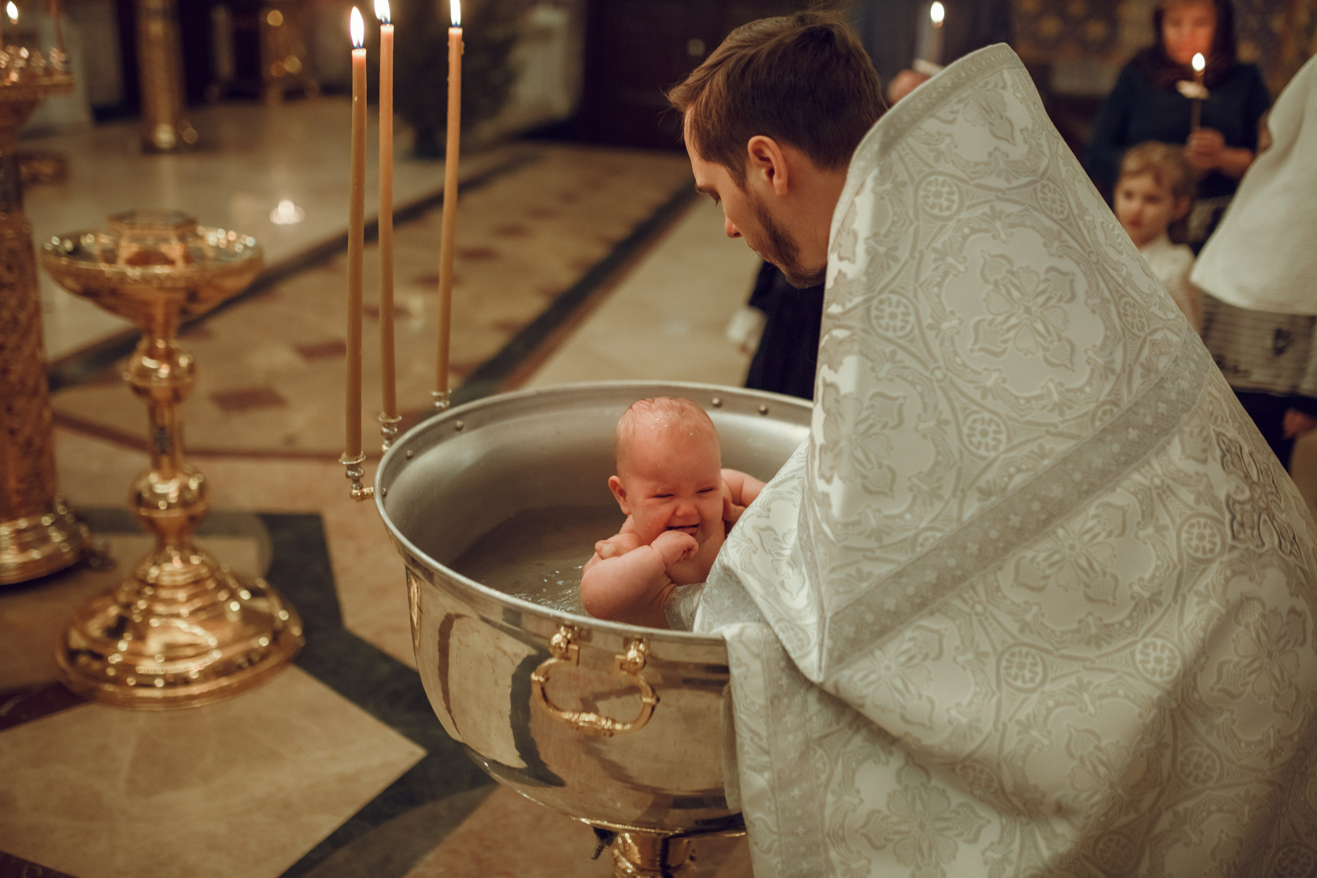 Крещение Виктории. Фотограф на Крещение, семейный фотограф в Москве