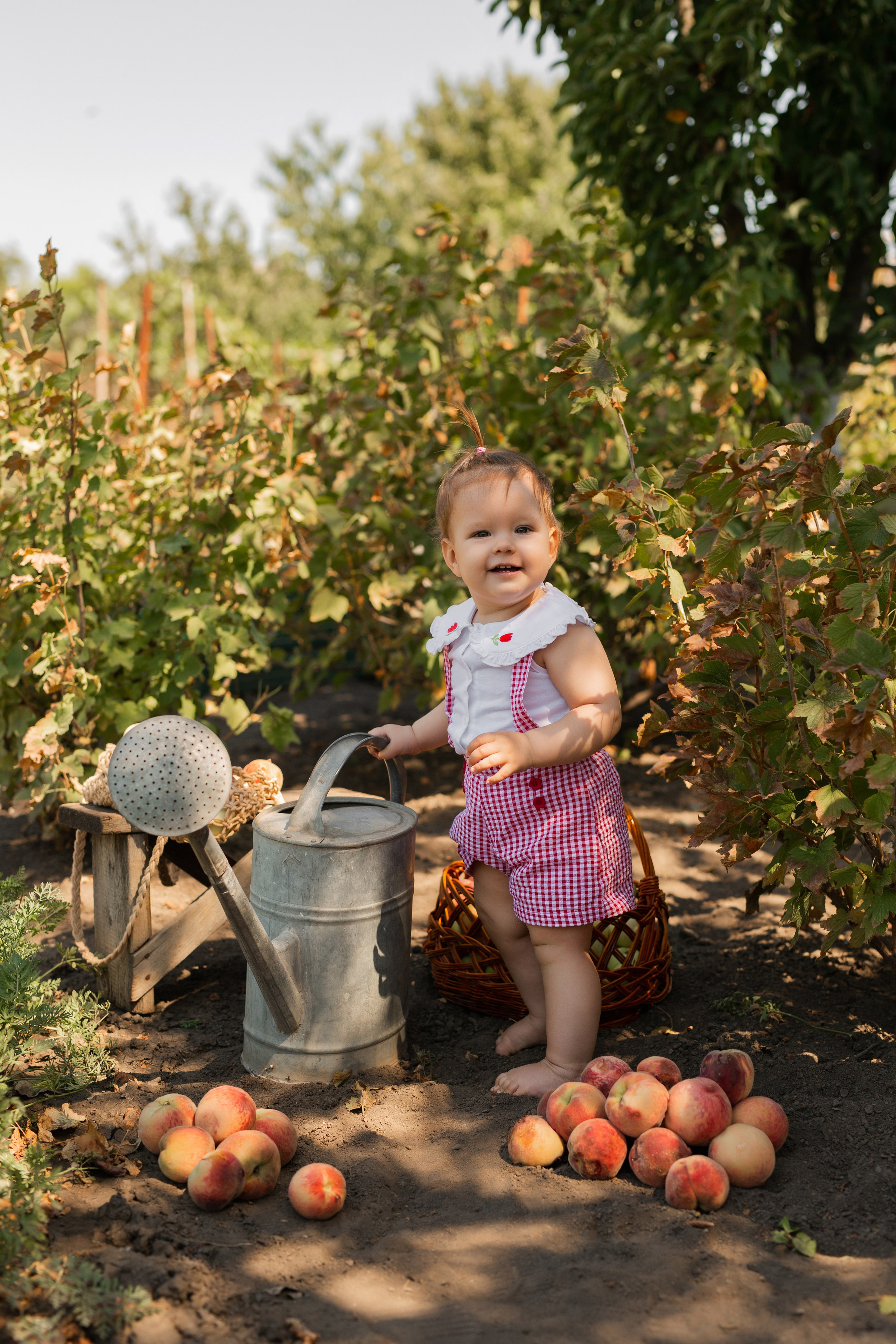 В огороде у бабушки. Семейный фотограф в Каневской Епифанова Ольга