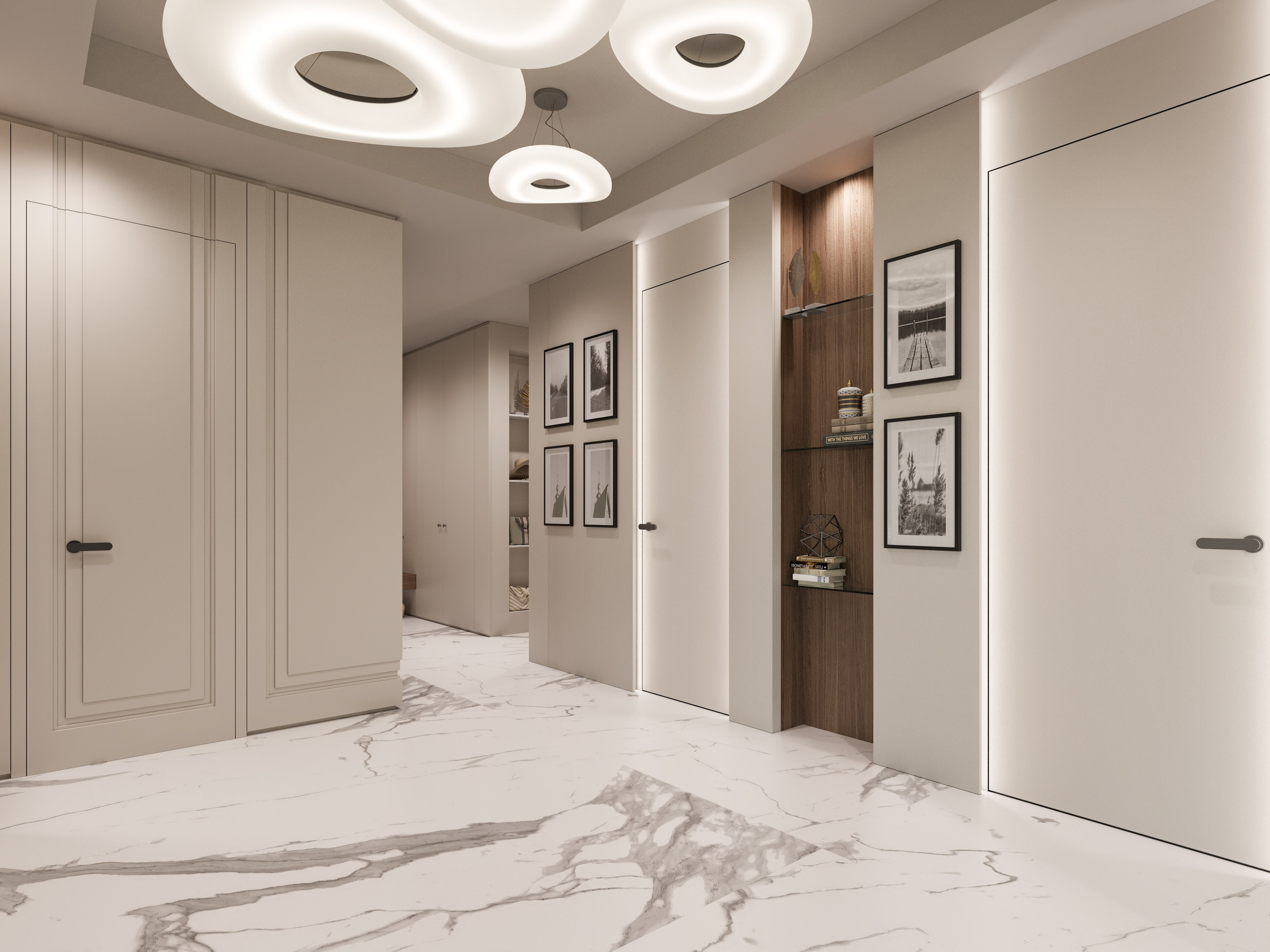 3D Визуализация Квартиры с Необычной Планировкой | Плавные Формы и Криволинейный Дизайн. Визуализатор интерьера в Москве | Брагин Кирилл