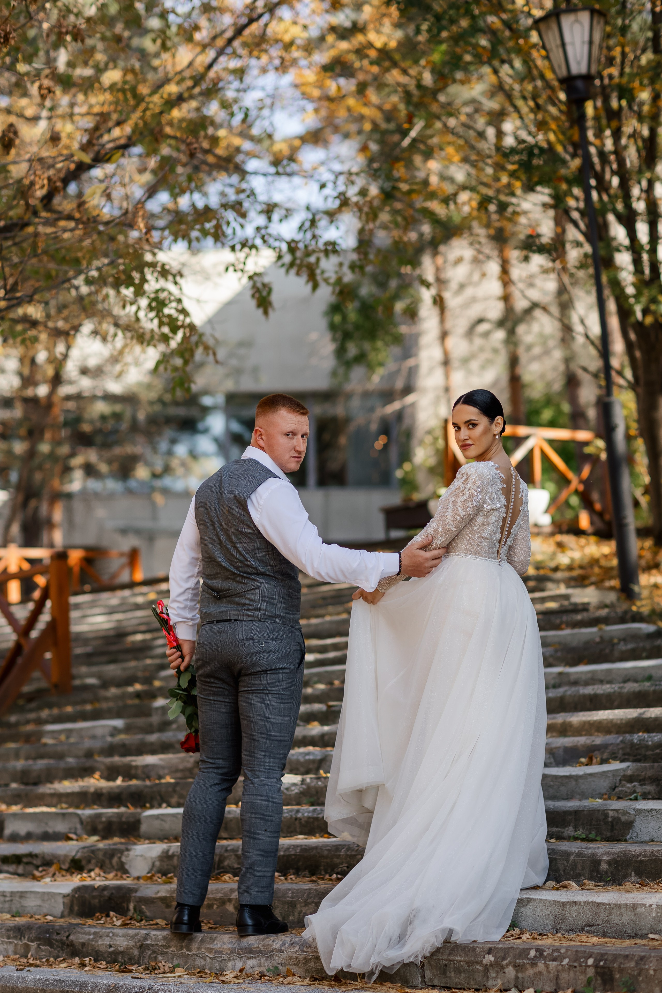 Степан и Алина. Красивая осенняя прогулка. Свадебный фотограф в Хабаровске