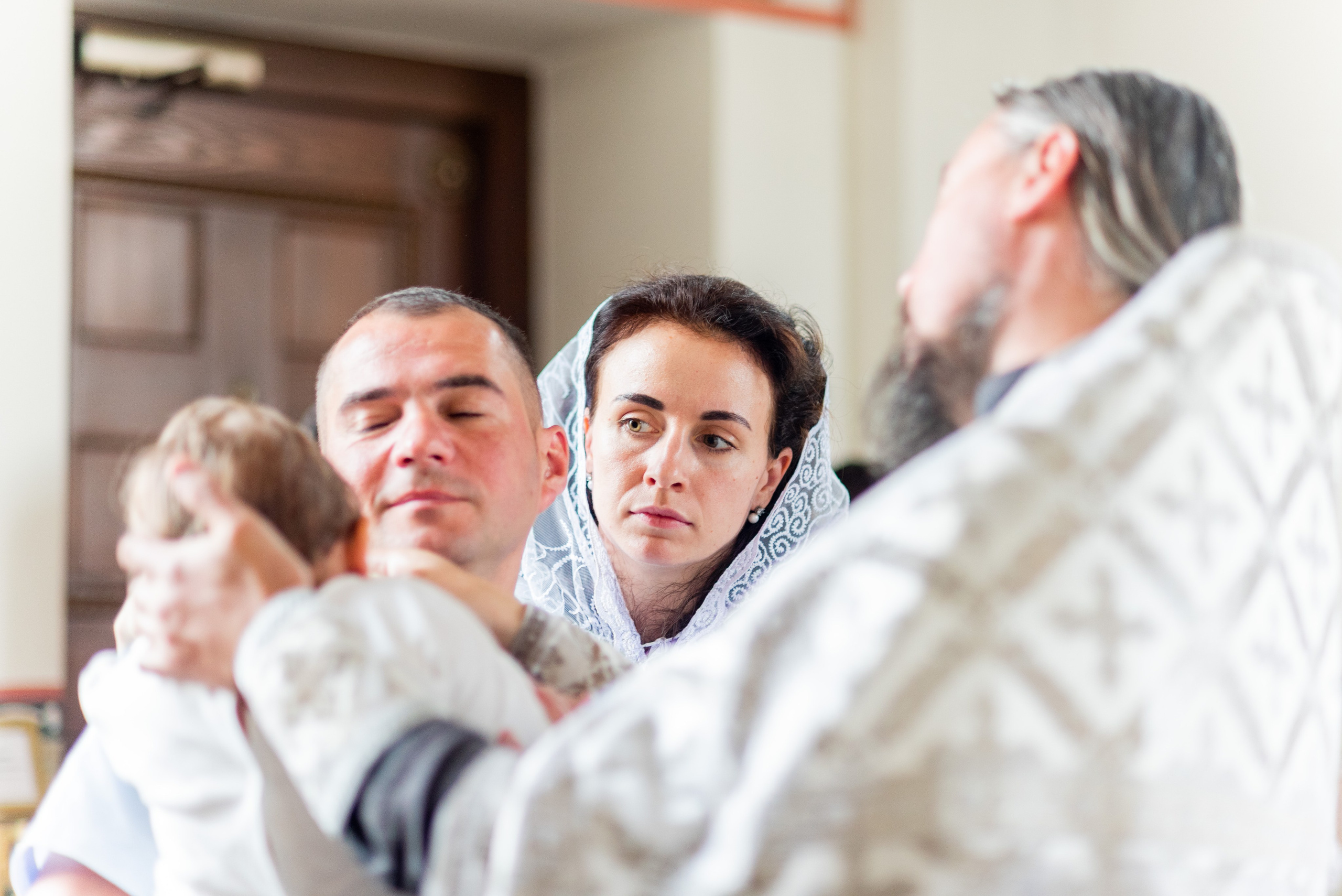 Крещение Ники. Фотограф Юлия Попова