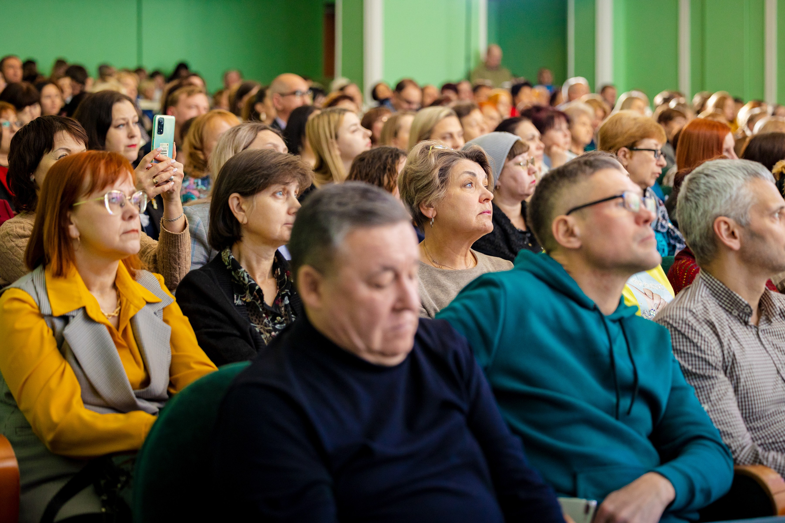 Выступление главы города Кемерово Дмитрия Анисимова. Фотограф Князев Сергей