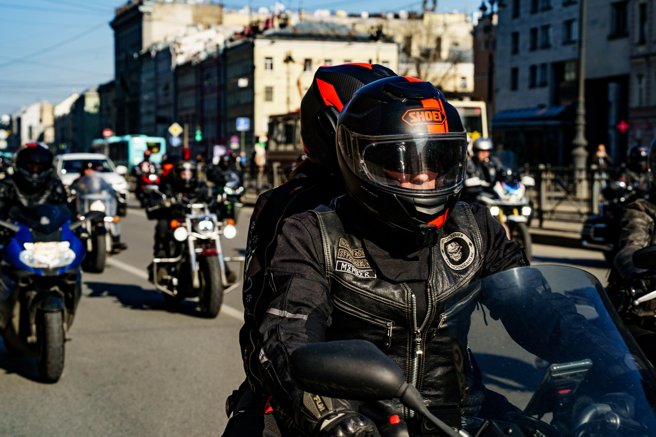 Прохват мотоклуба Norman Riders ч.1. Концертный и репортажный фотограф в Санкт-Петербурге Слава Пахомов