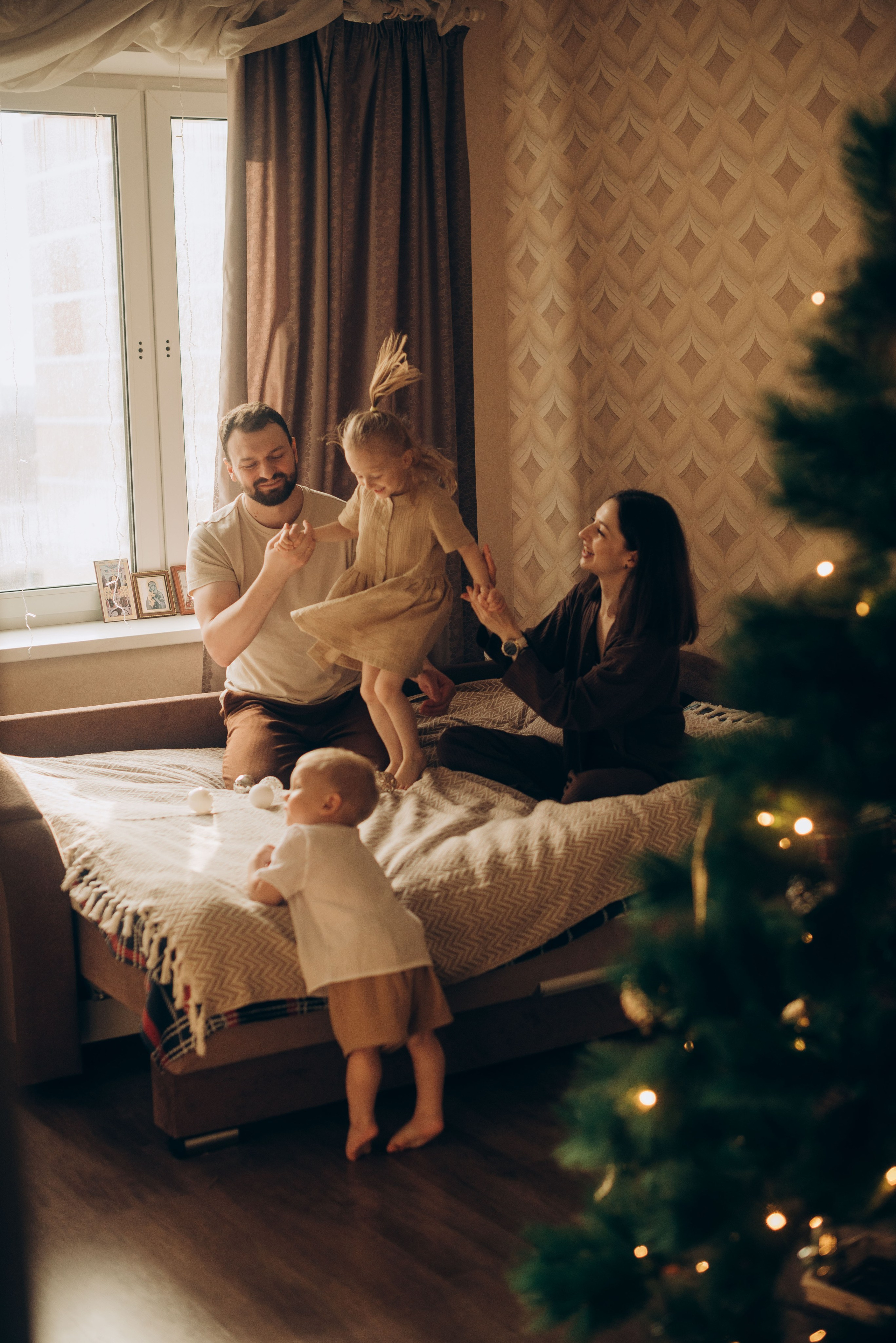Домашние новогодние истории. Семейный фотограф в Домодедово и Москве Елена Пичугина