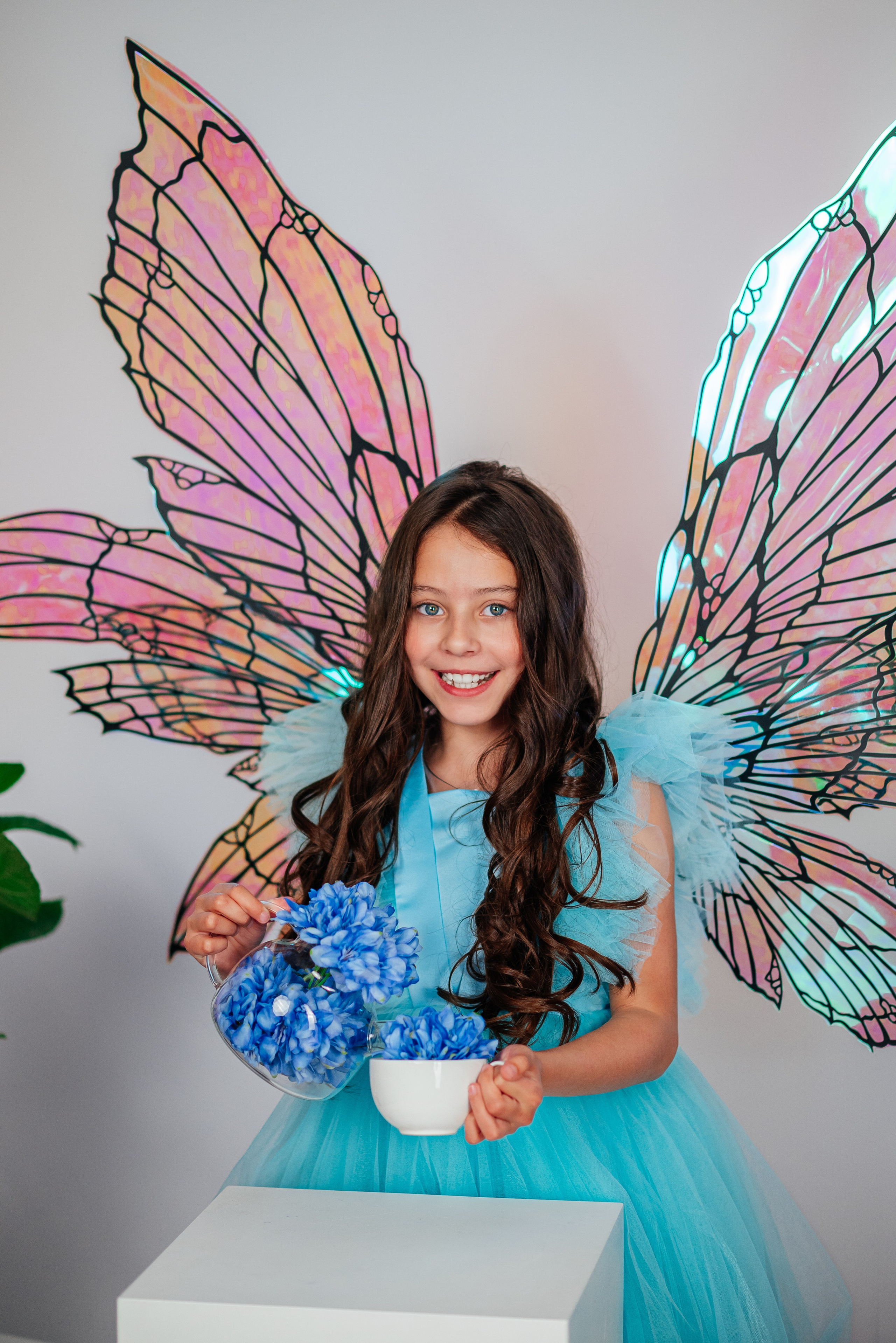 Вероника и гортензии. Семейный фотограф в Краснодаре