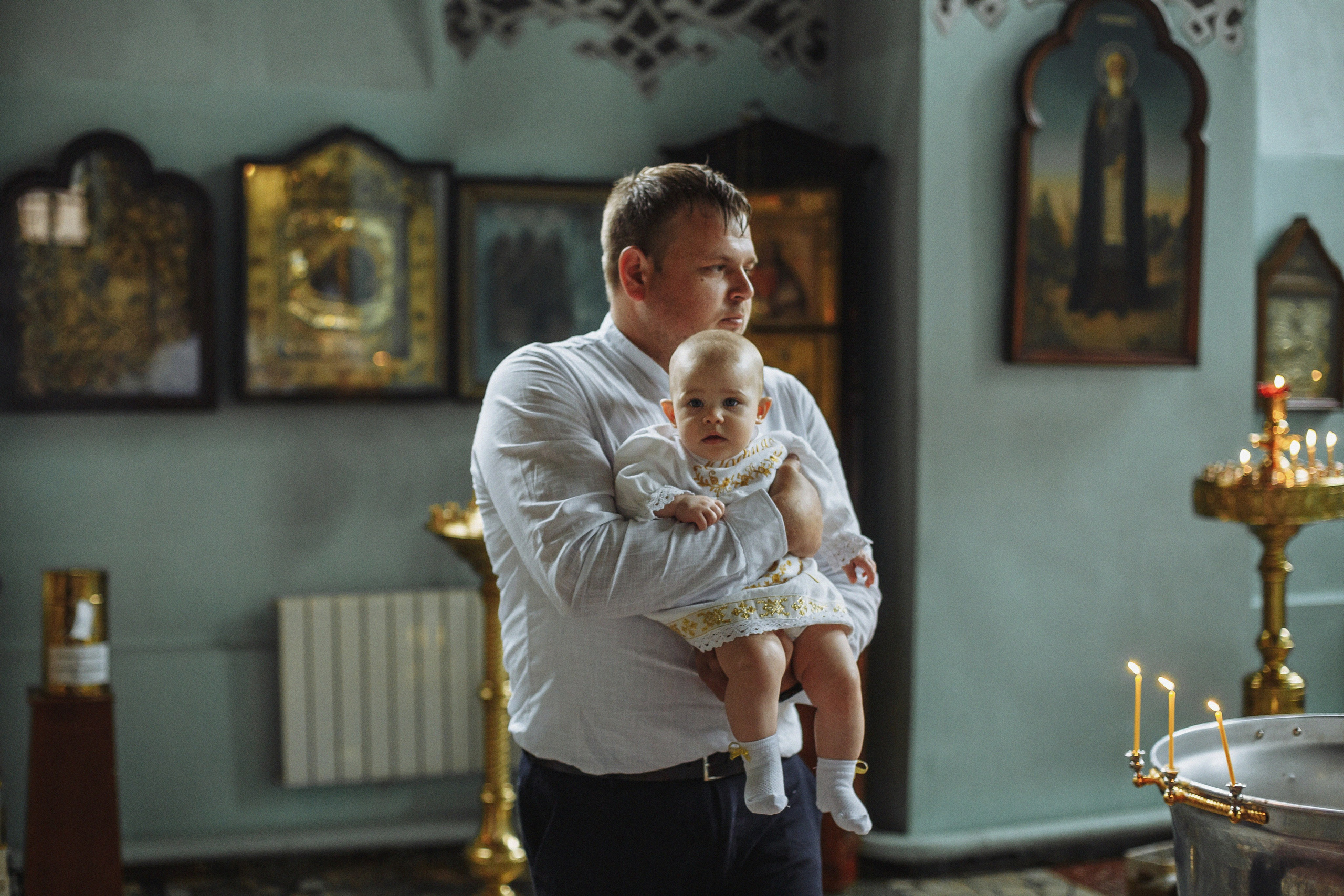 Крещение Софии. Семейный и свадебный фотограф в Саратове Катерина Оленская