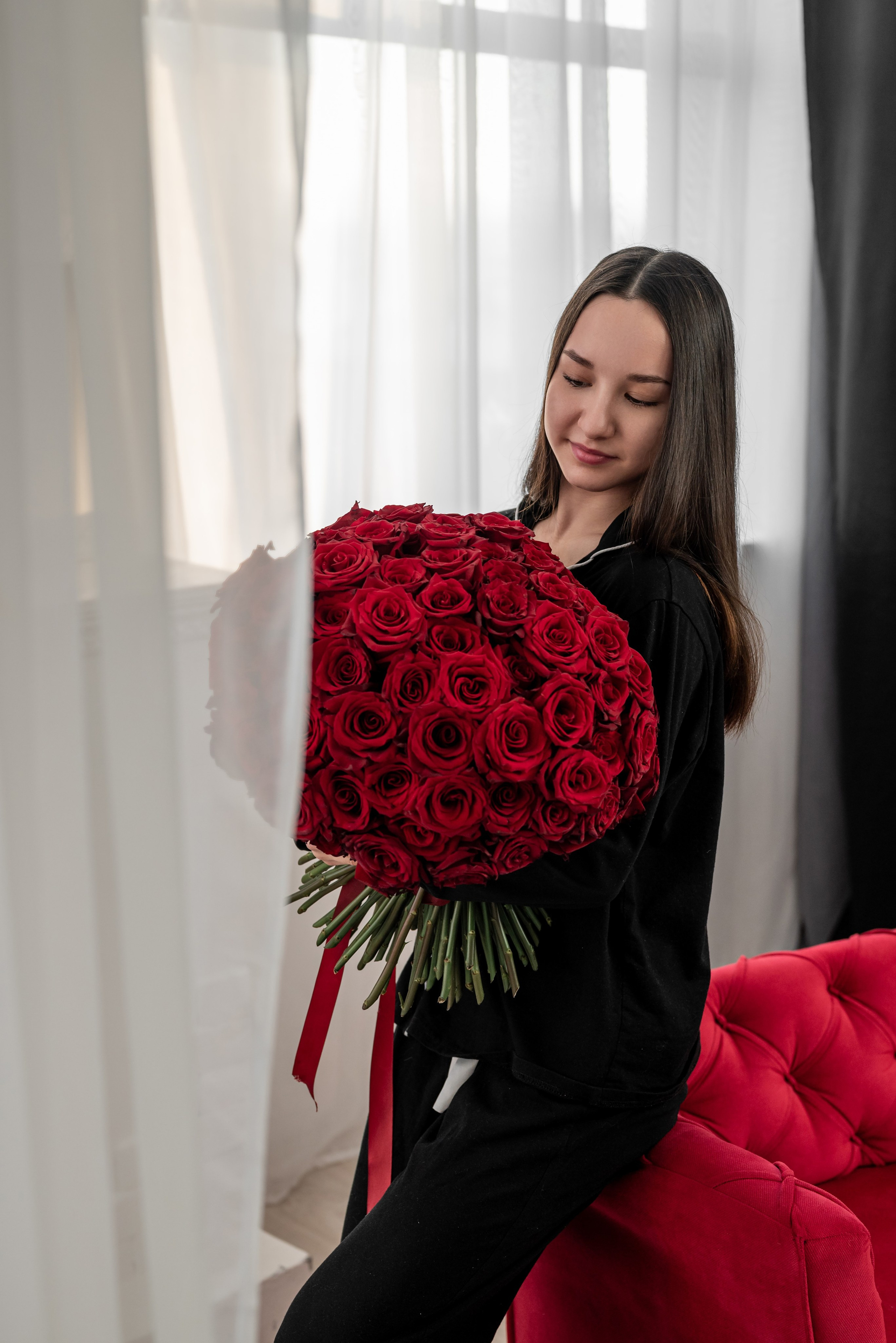 Фотопроект *101 красная роза* 2025 г. Фотограф в городе Салават
