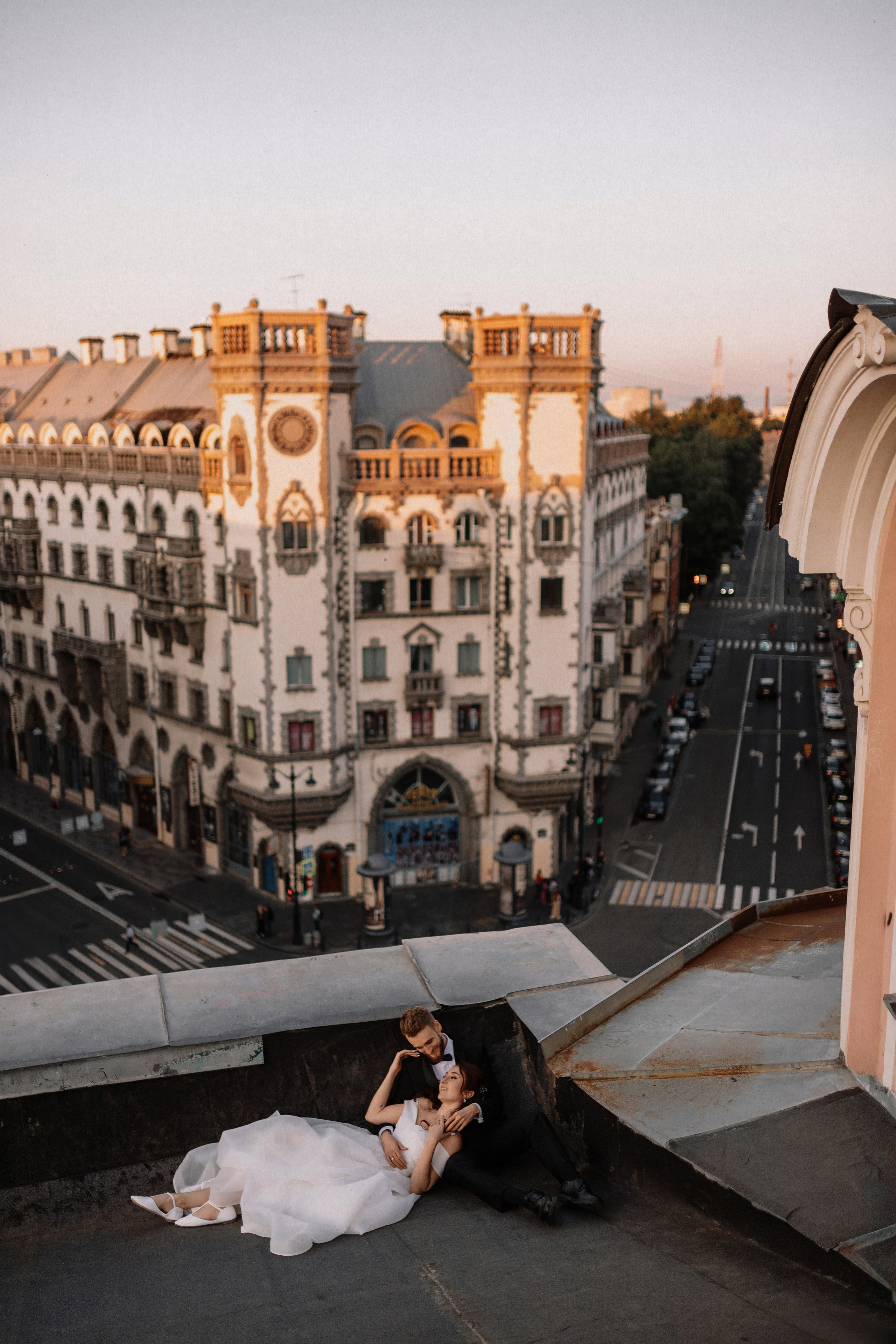 Крыша Петроградки. Николь — ваш любимый фотограф в Санкт-Петербурге