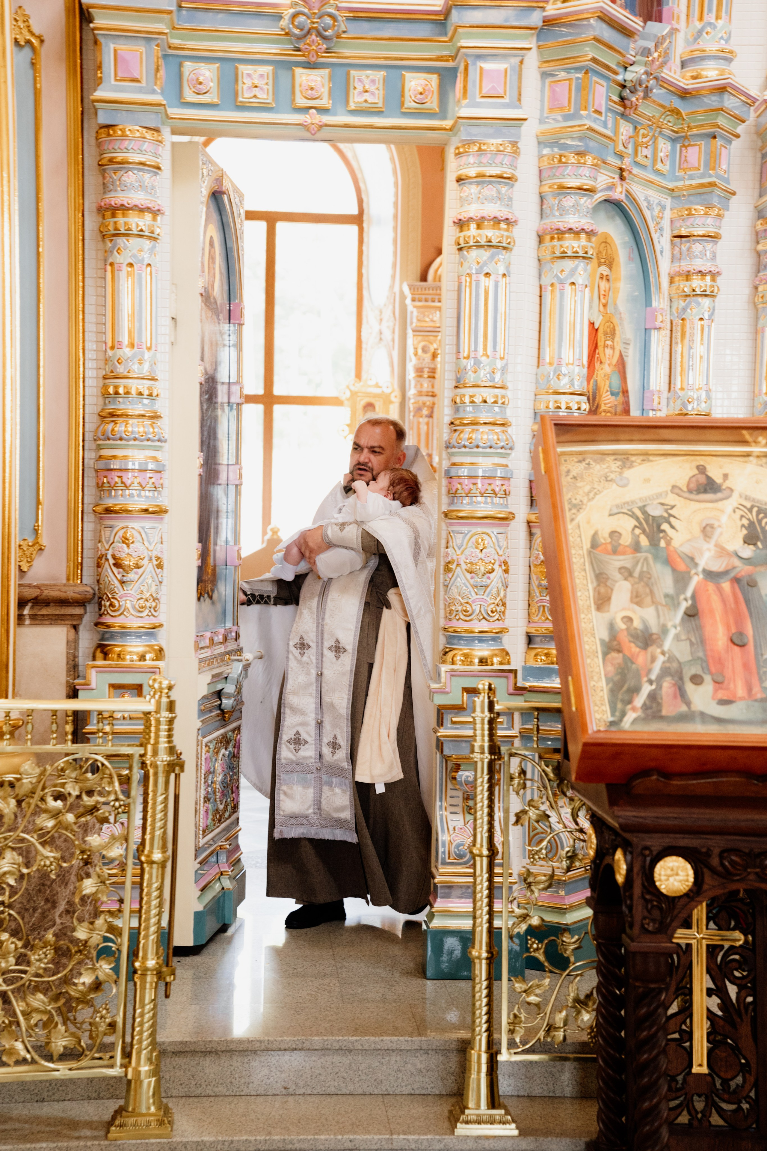 Крещение Ивана. Семейный фотограф документалист в Пензе Лопатинская Татья