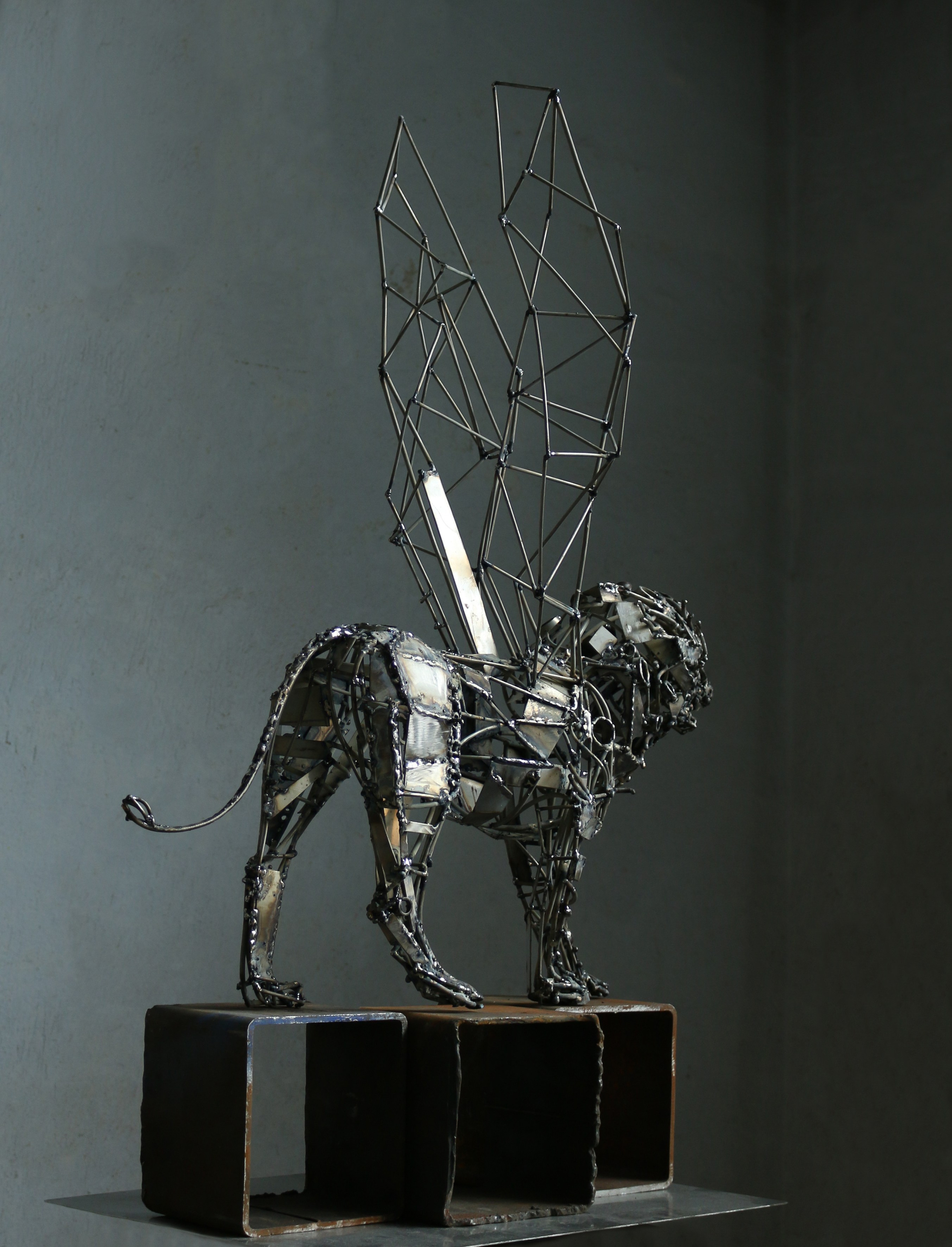 Лев-рыцарь. Художник — скульптор Антонина Фатхуллина