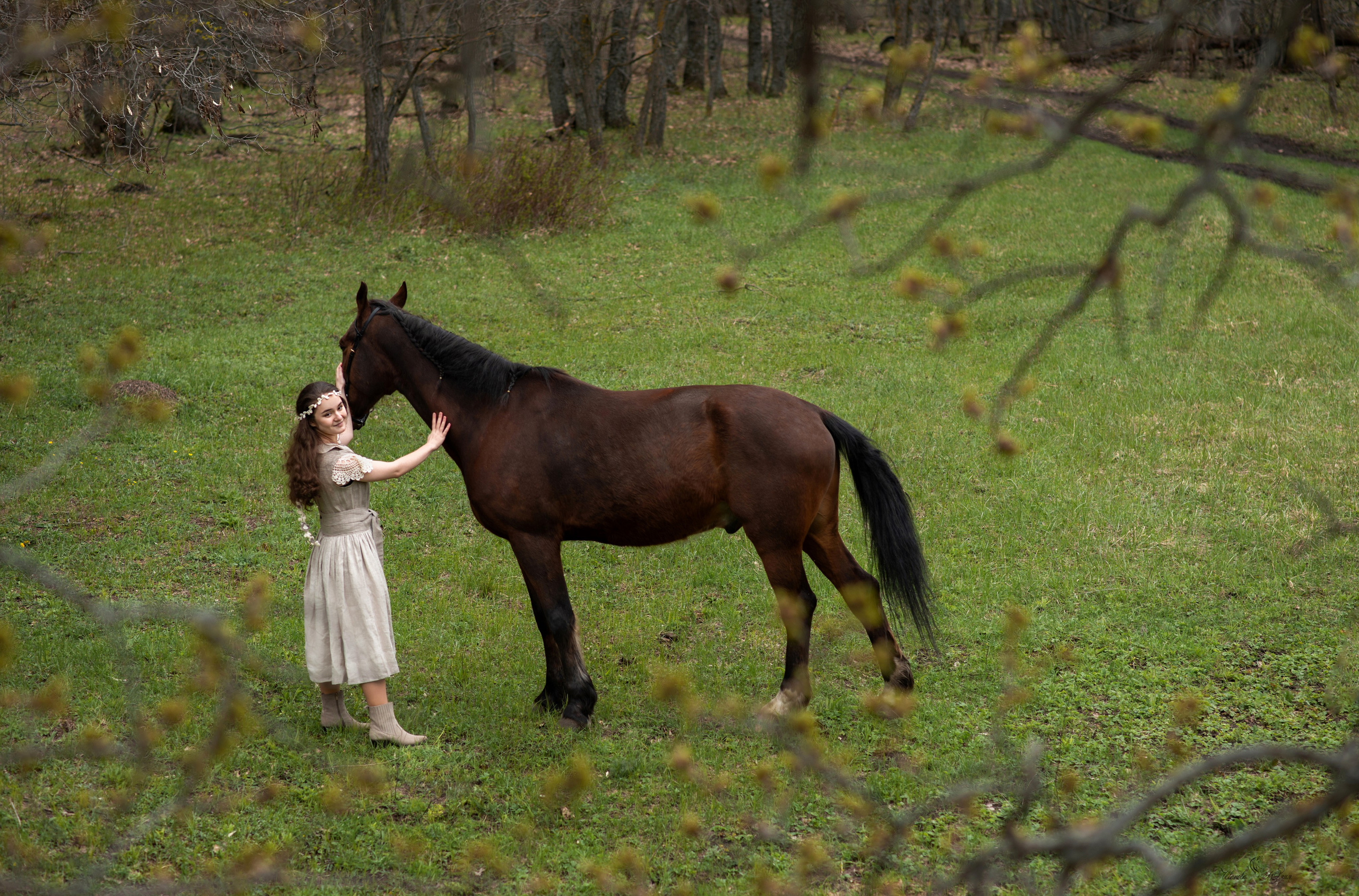 Анна и Финист. Конный фотограф в Саратове Юлия Иванова