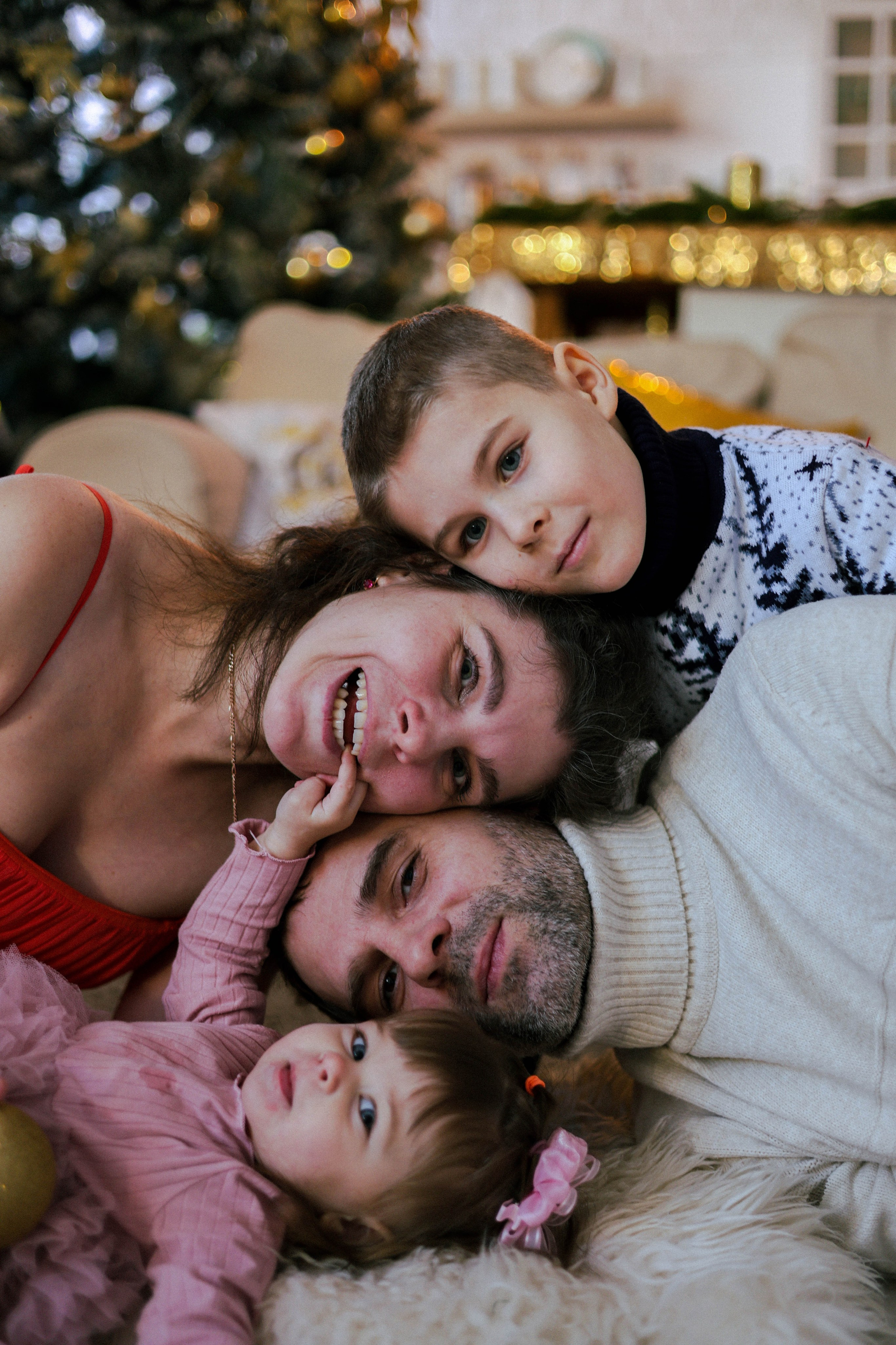 Новогодняя история «Нелля и ее семья». Фотограф в Москве Анастасия Калинина