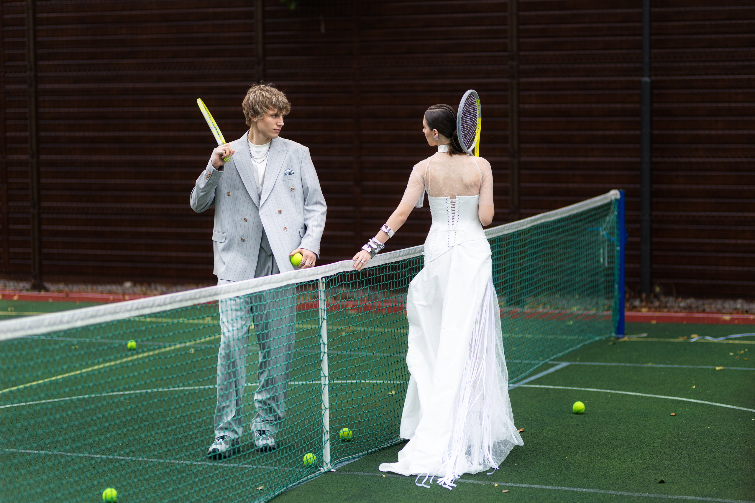Александр и Эля. Теннис и свадьба. Почему бы и нет?. Дмитрий Шульгин, портретный фотограф в Воронеже