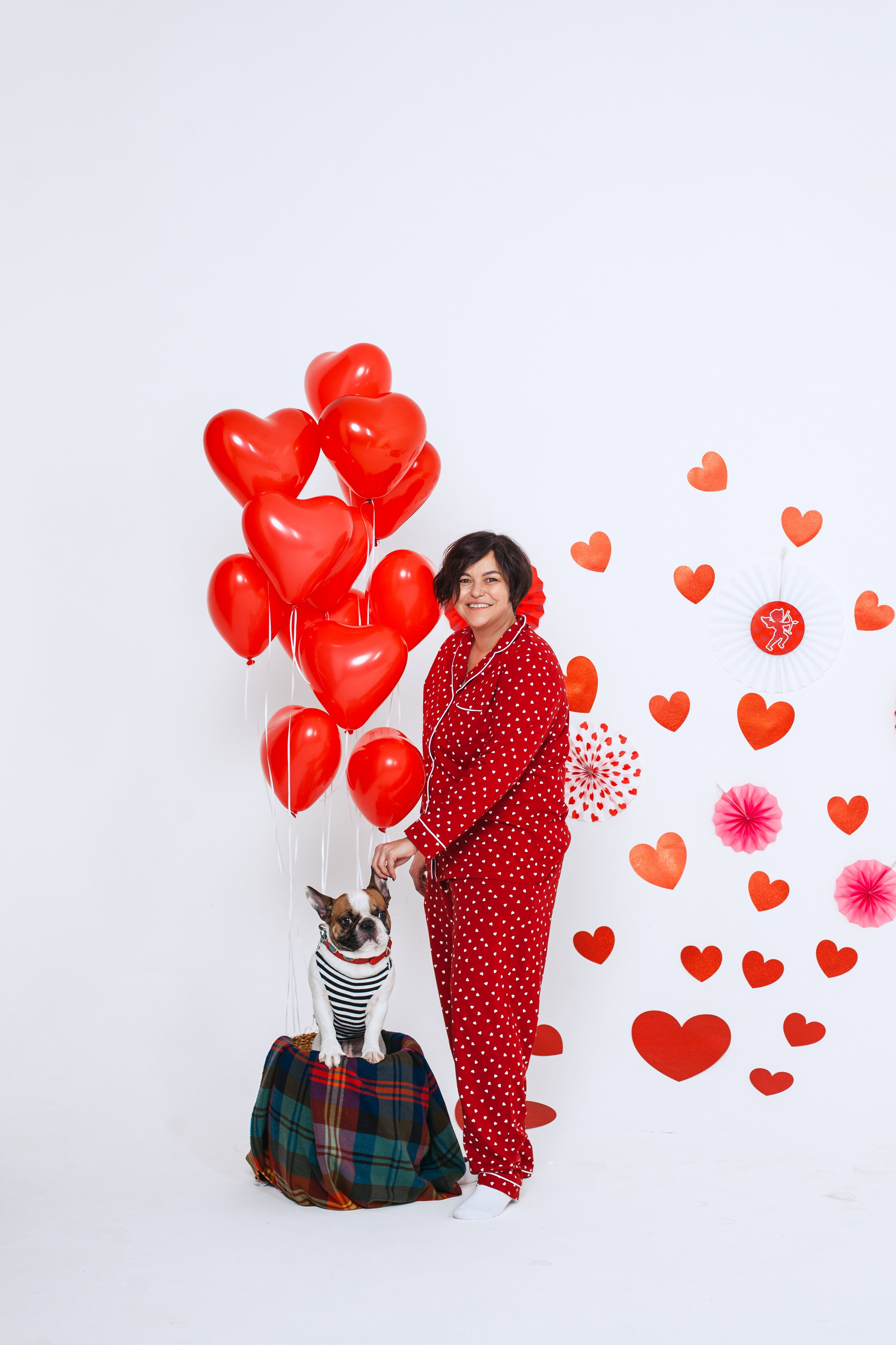 Пижамная вечеринка французских бульдогов и их хозяев. Фотограф-анималист Татьяна Степанова