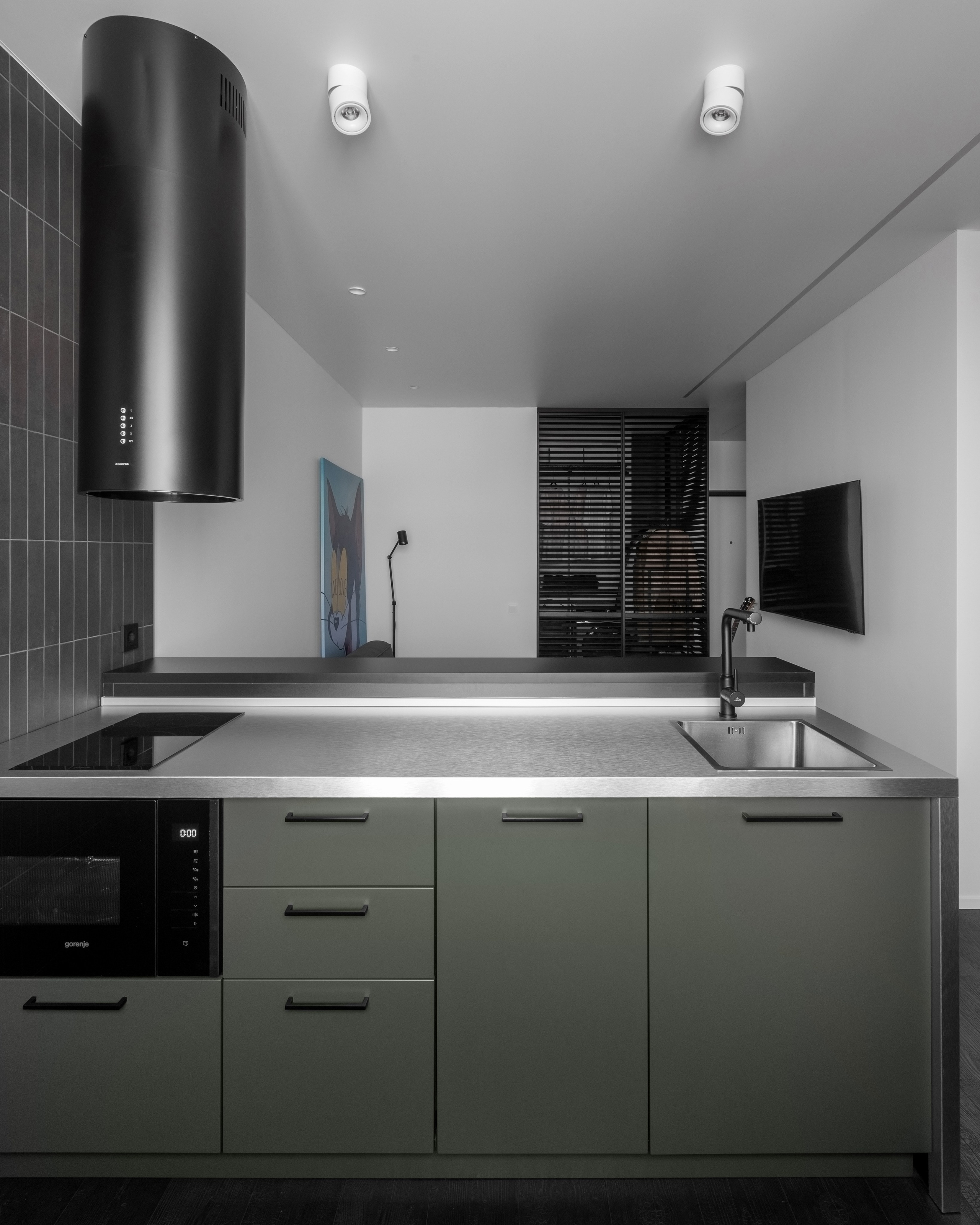 Однокомнатная квартира ЖК «Притяжение» г. Красноярск. Дизайн интерьера от Дмитрия Баландина