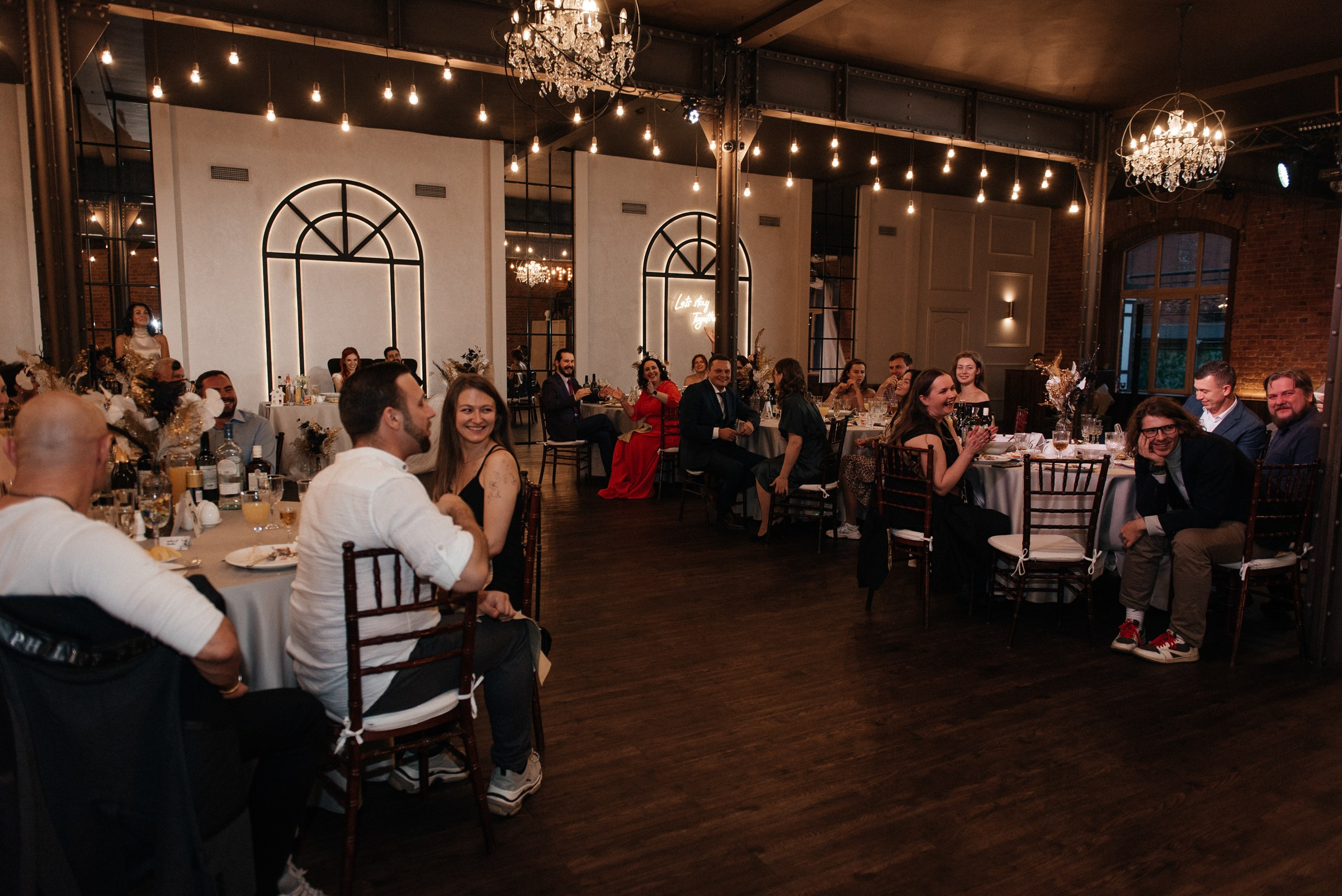 свадебный банкет в Весеннем Лофте