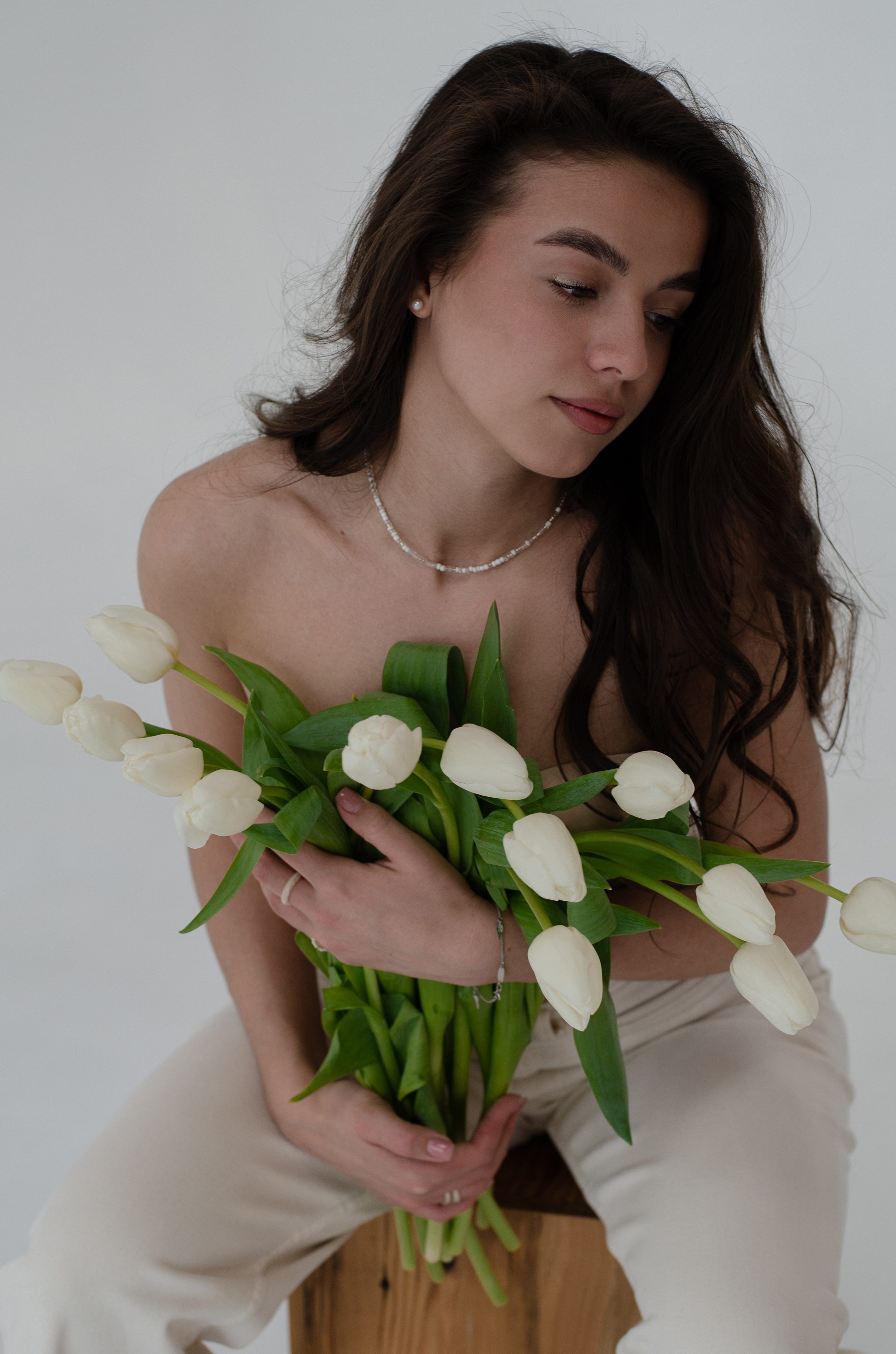 Евгения, тюльпаны. Фотограф Челябинск Ирина Ермоленко