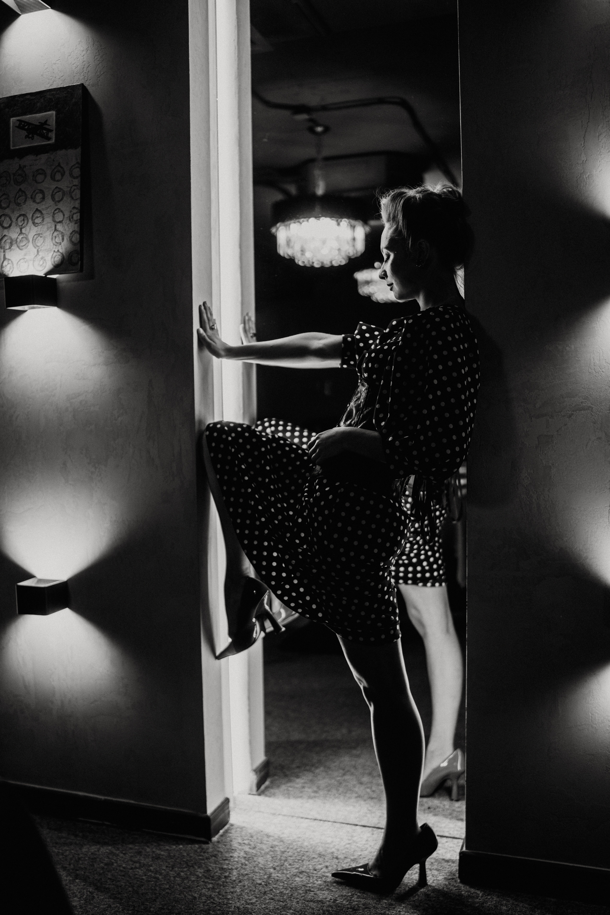 женская фотосессия в пастельных тонах