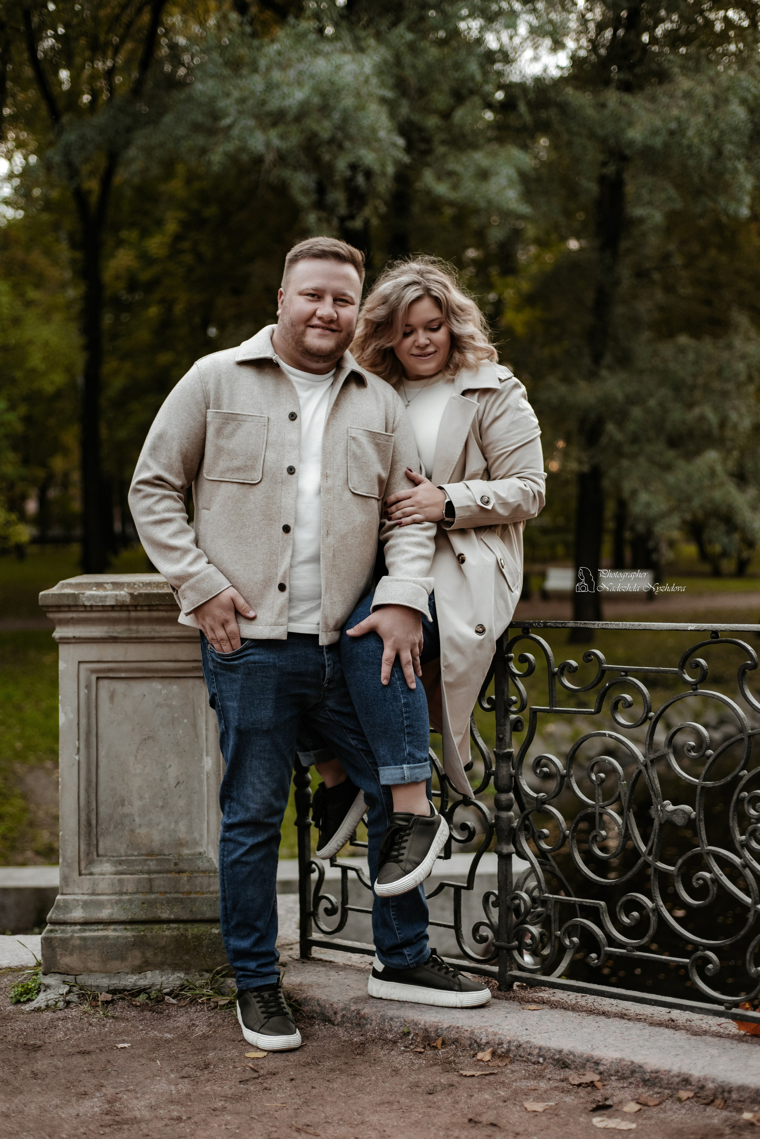 Осенняя прогулка с Каролиной, Владиславом и Асти ♡. Свадебный фотограф в Санкт-Петербурге Надежда Нуждова