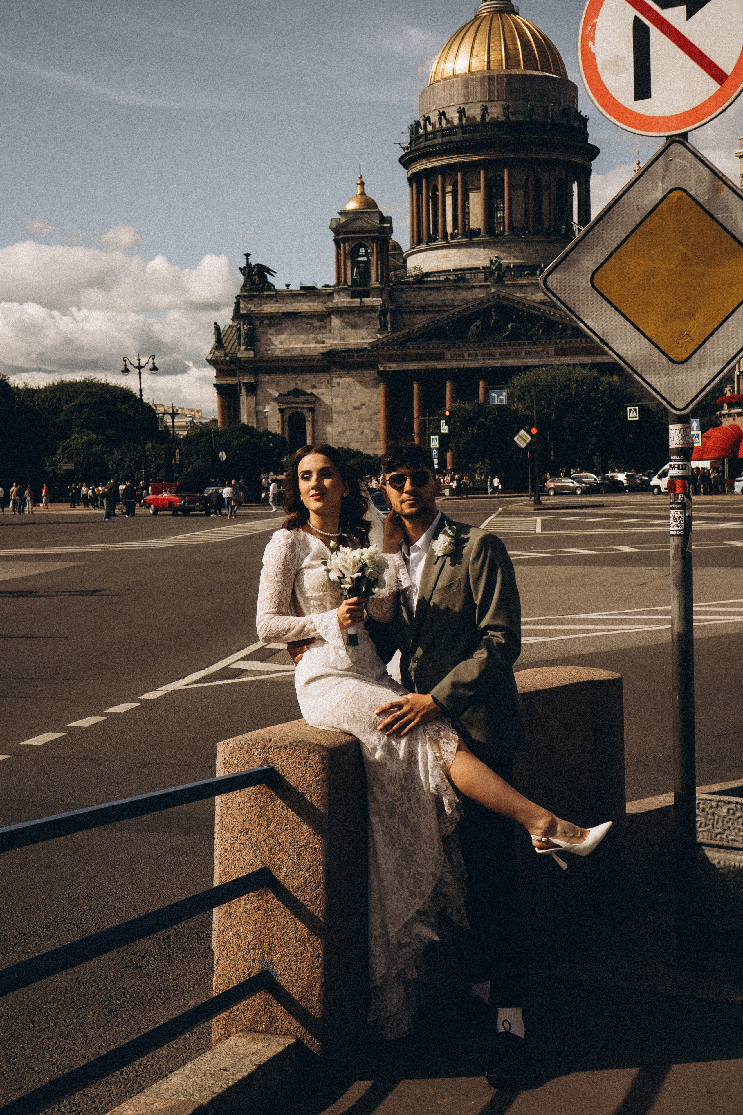 СВАДЕБНАЯ ПРОГУЛКА ВОЗЕ ИСАИКЕВСКОГО СОБОРА АСТОРИИ И ЗАКОНОДАЛЕТНОГО СОБРАНИЯ. Профессиональный фотограф, Санкт-Петербург — Виктория Богомолова