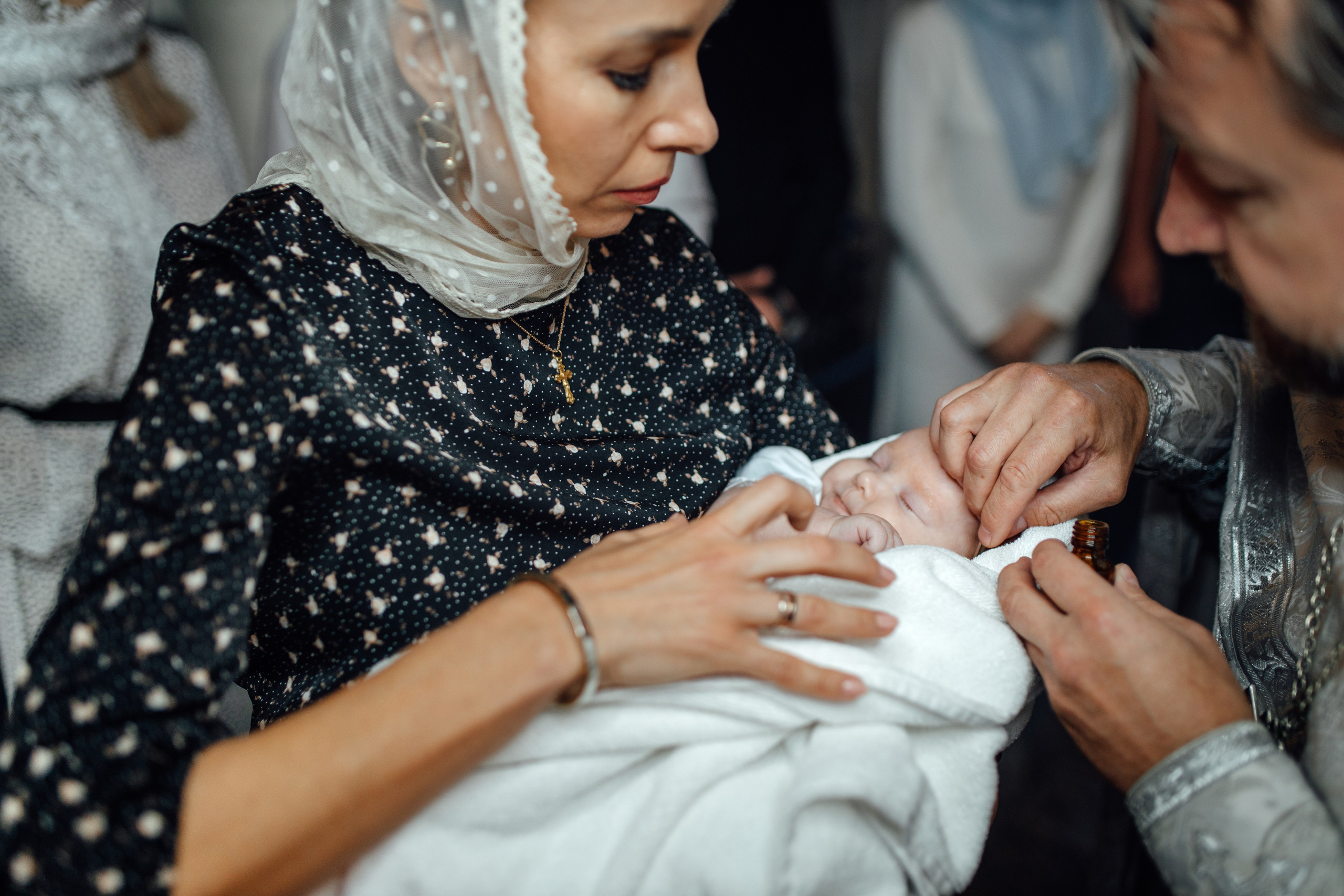 Крещение Тимура храм иконы Всех Скорбящих Радость, октябрь 2024