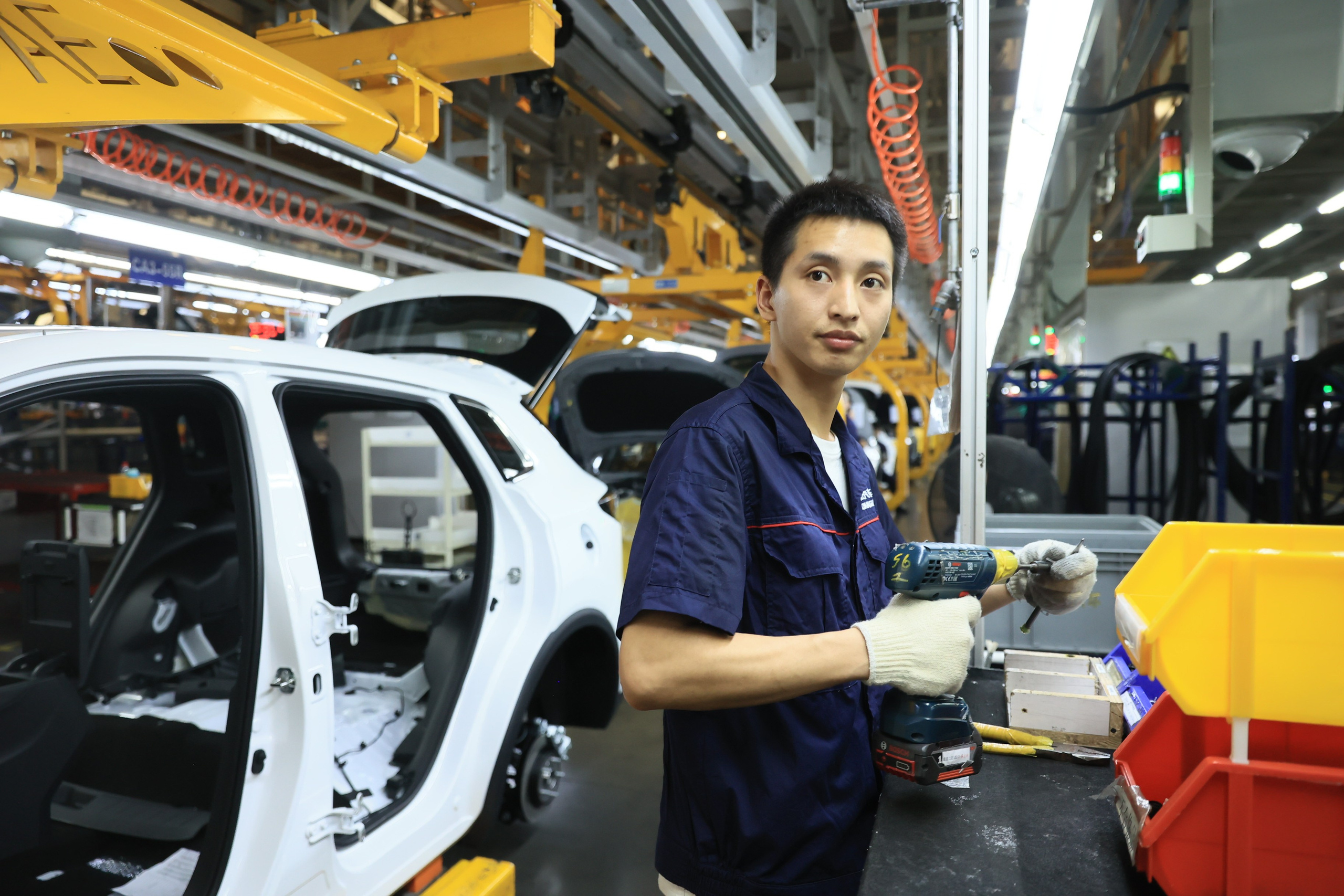 Автомобильный завод Changan в китайском Чунцине. Моя фотография