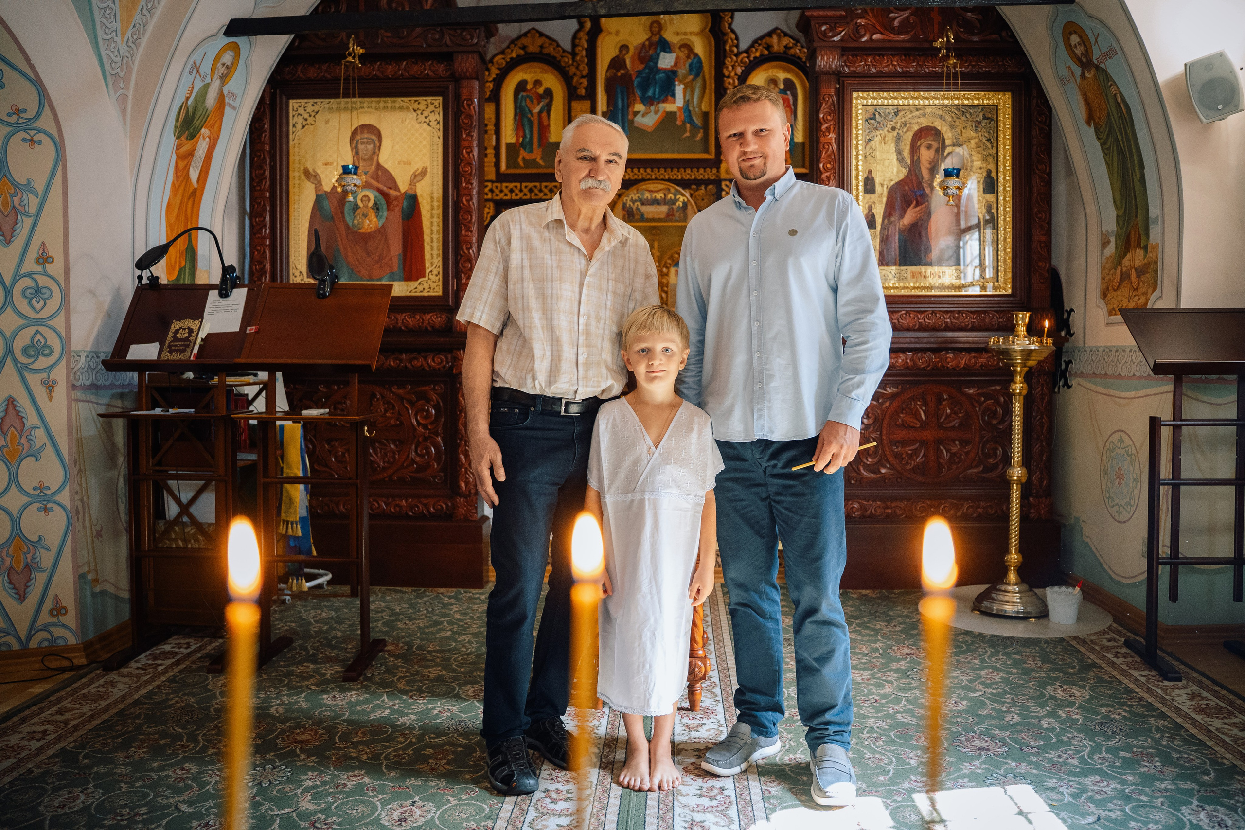 Крещение Марка. Фотограф Казакова Анастасия