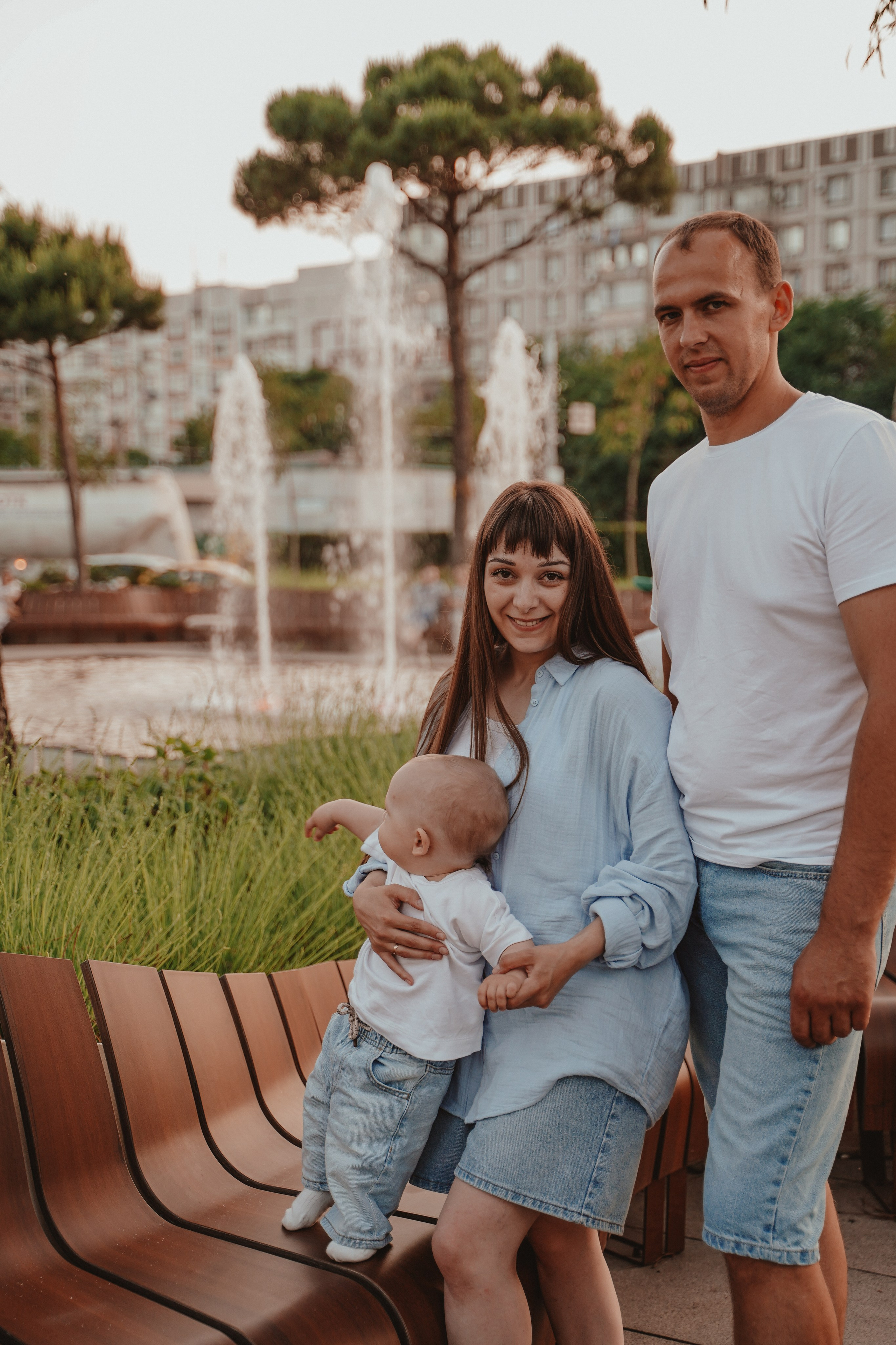 Семейная фотосессия в парке Галицкого. Семейный и женский фотограф в Краснодаре Анастасия Приймак