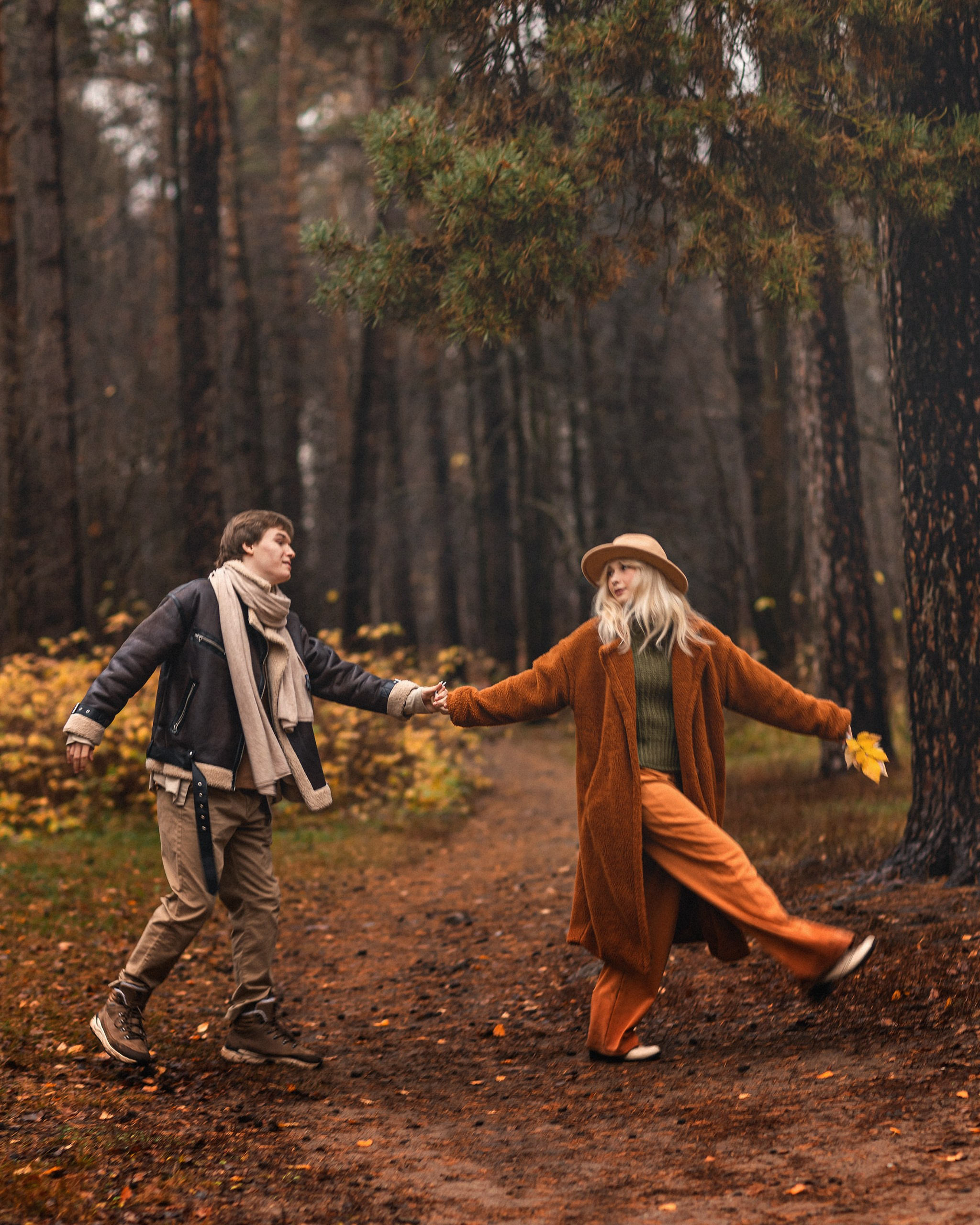 Осенняя лавстори. Детский и семейный фотограф Елена Михайлова в Москве