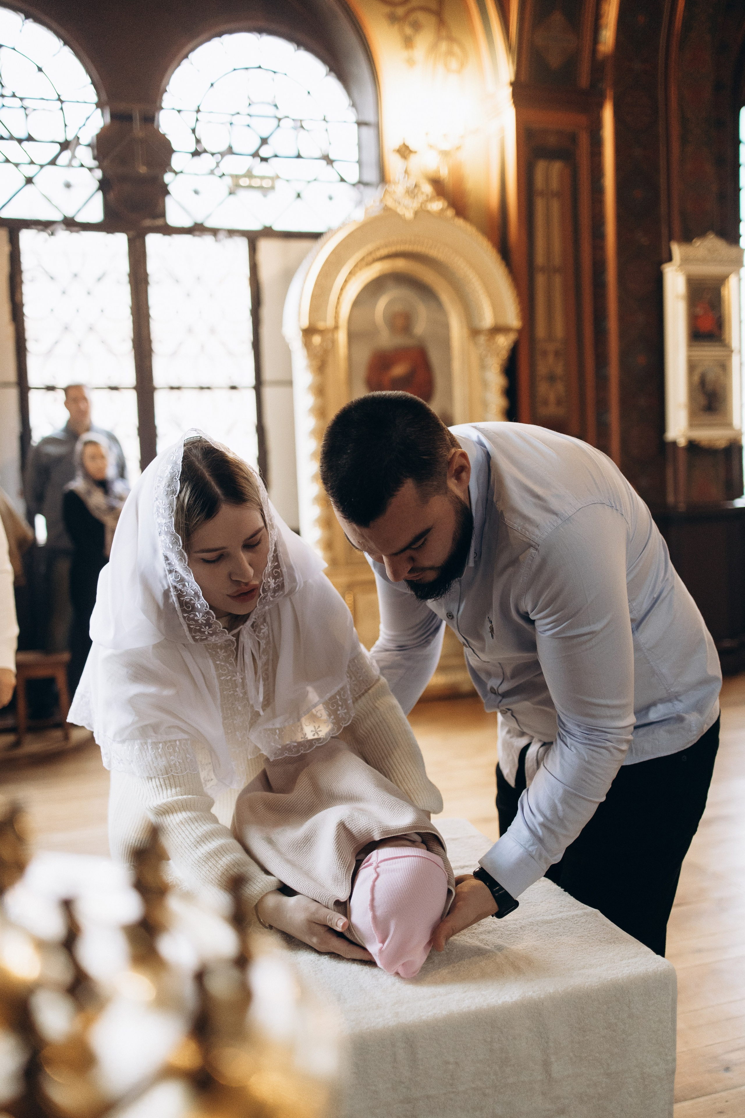 Крещение Софии. Самый теплый фотограф в Краснодаре Рябоконь Ксения